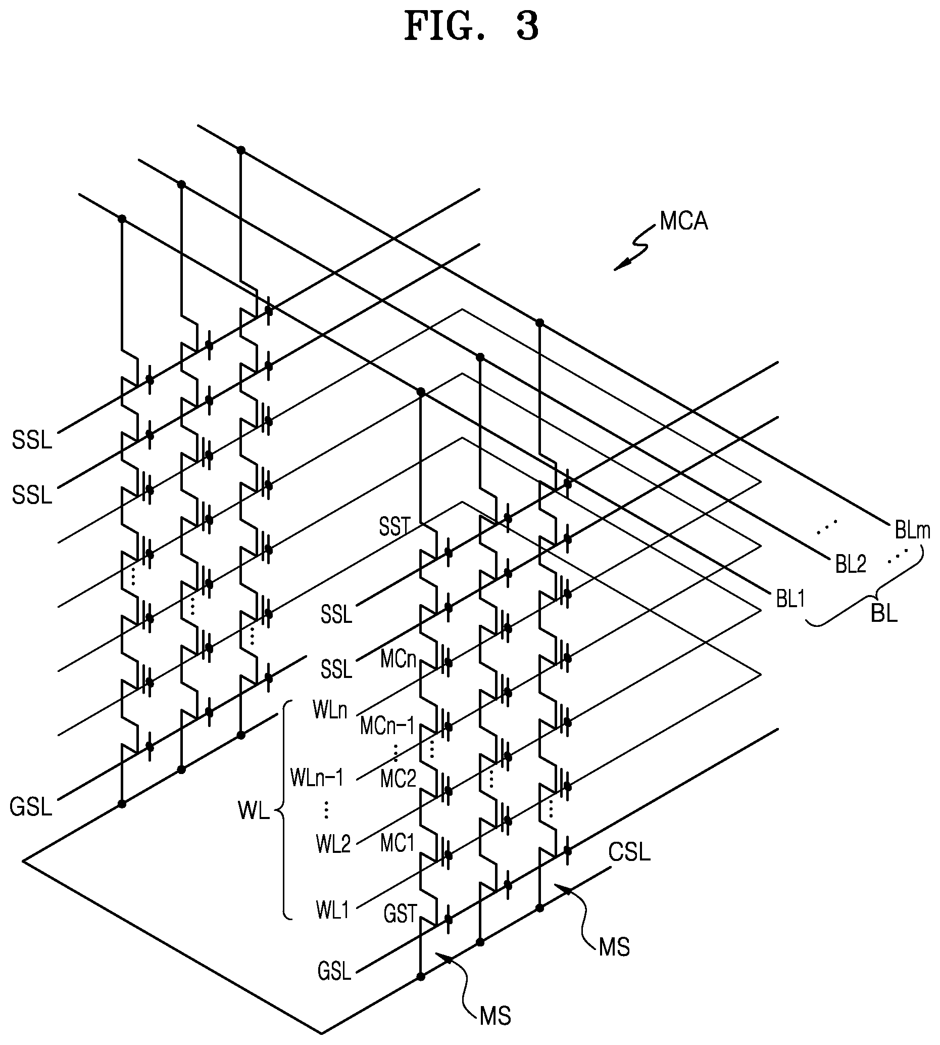 Patent US12107061 Figure 3 – Integrated circuit device including peripheral circuit and cell array structures, and electronic system including same