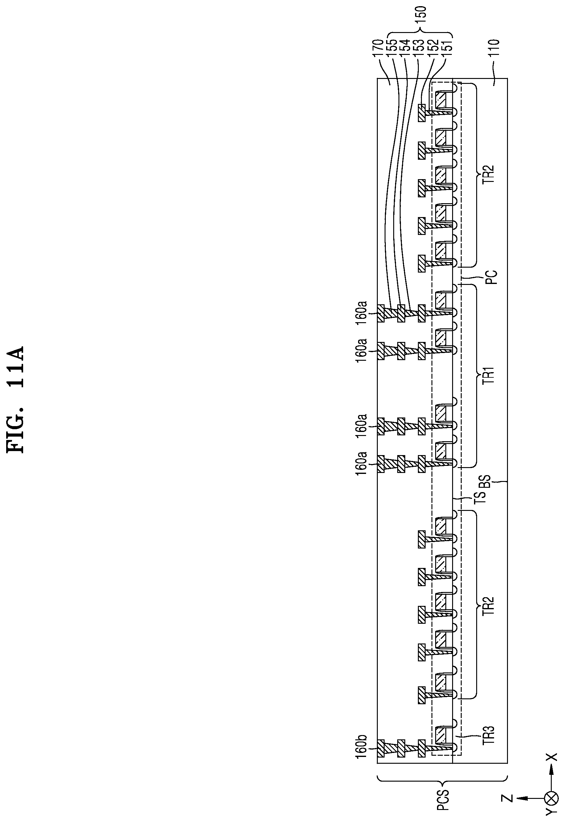 Patent US12107061 Figure 13 – Integrated circuit device including peripheral circuit and cell array structures, and electronic system including same