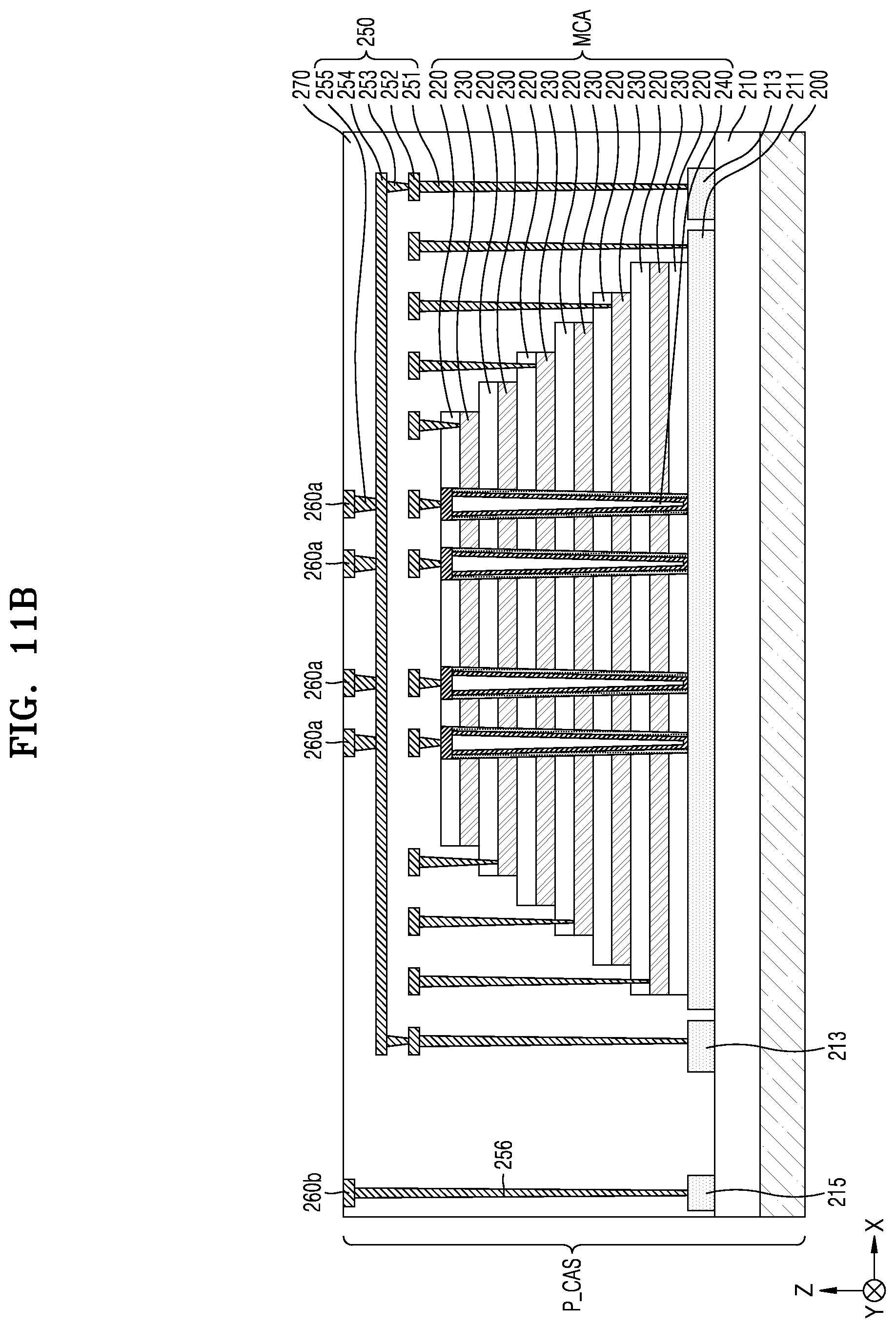 Patent US12107061 Figure 14 – Integrated circuit device including peripheral circuit and cell array structures, and electronic system including same