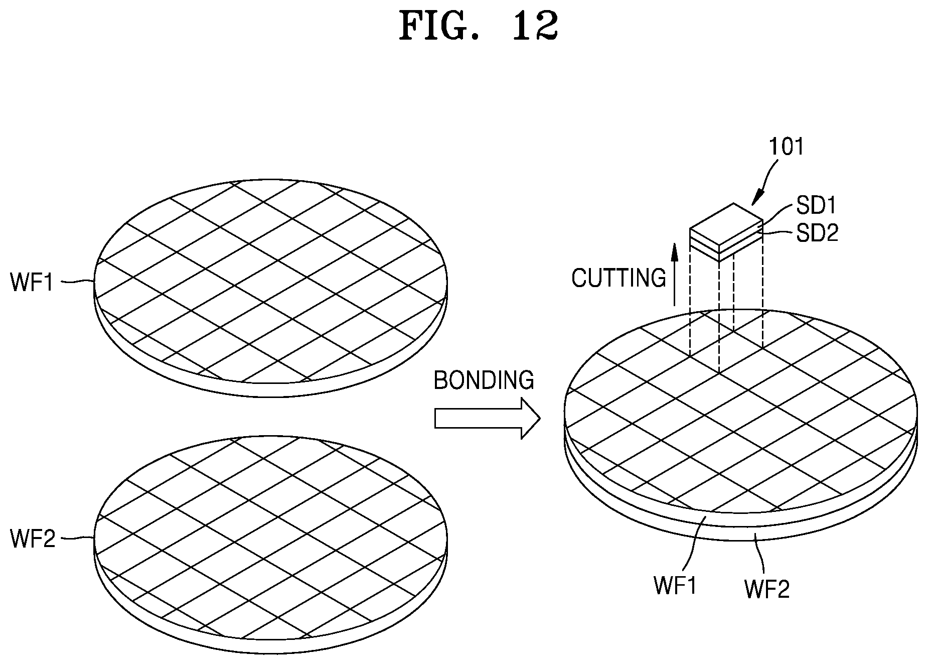 Patent US12107061 Figure 18 – Integrated circuit device including peripheral circuit and cell array structures, and electronic system including same
