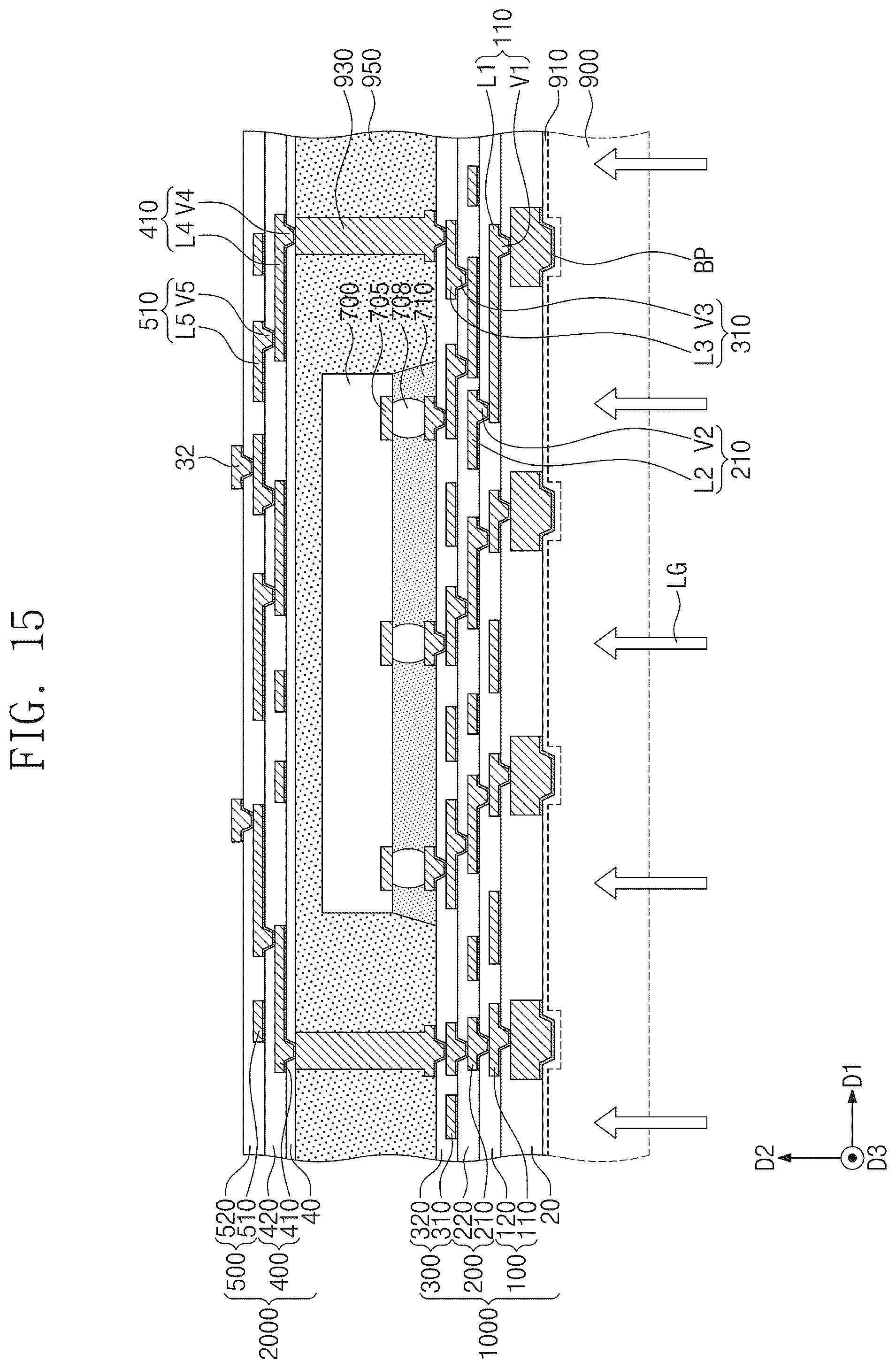 Patent US12107063 Figure 17 – Semiconductor package device