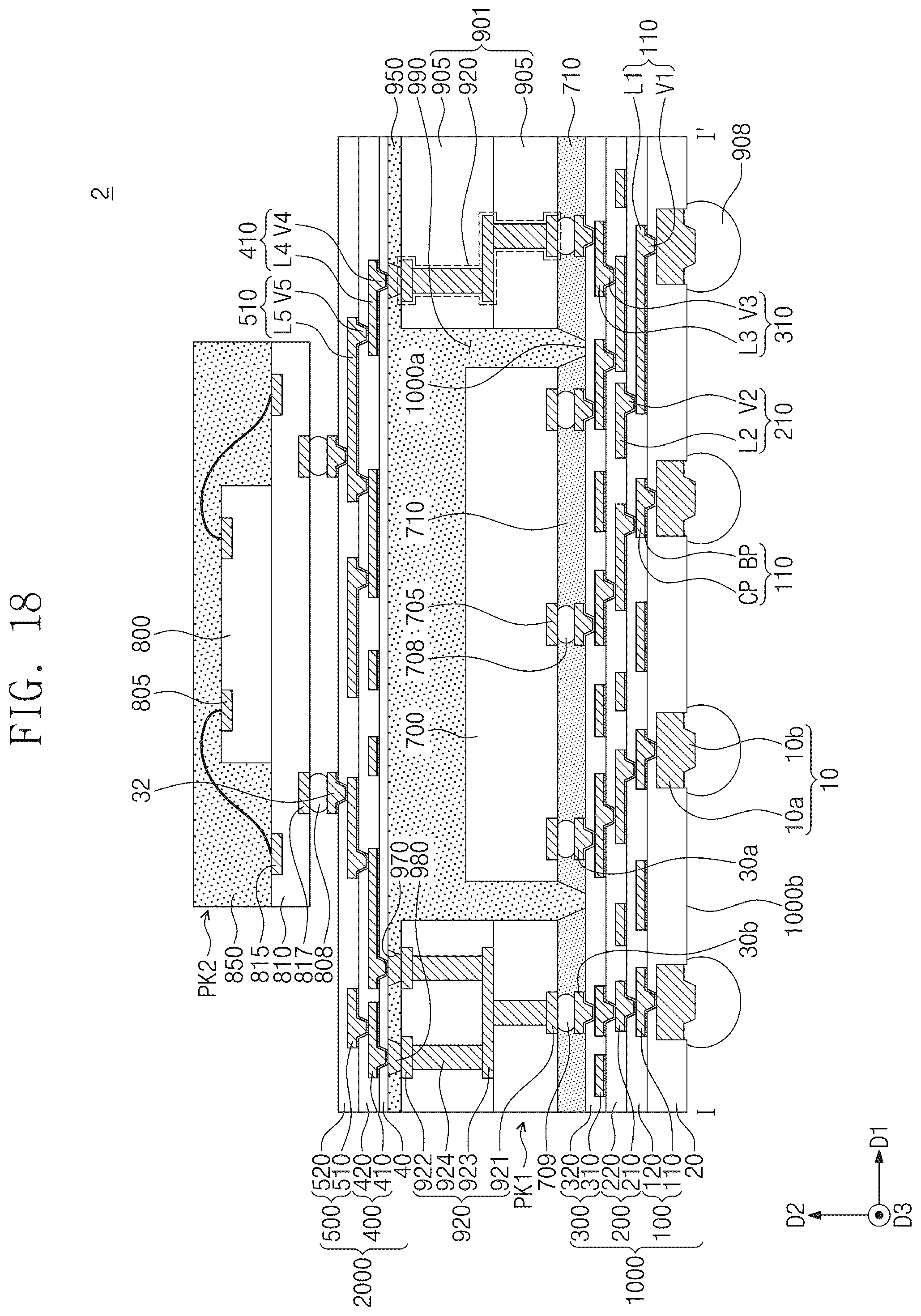 Patent US12107063 Figure 20 – Semiconductor package device