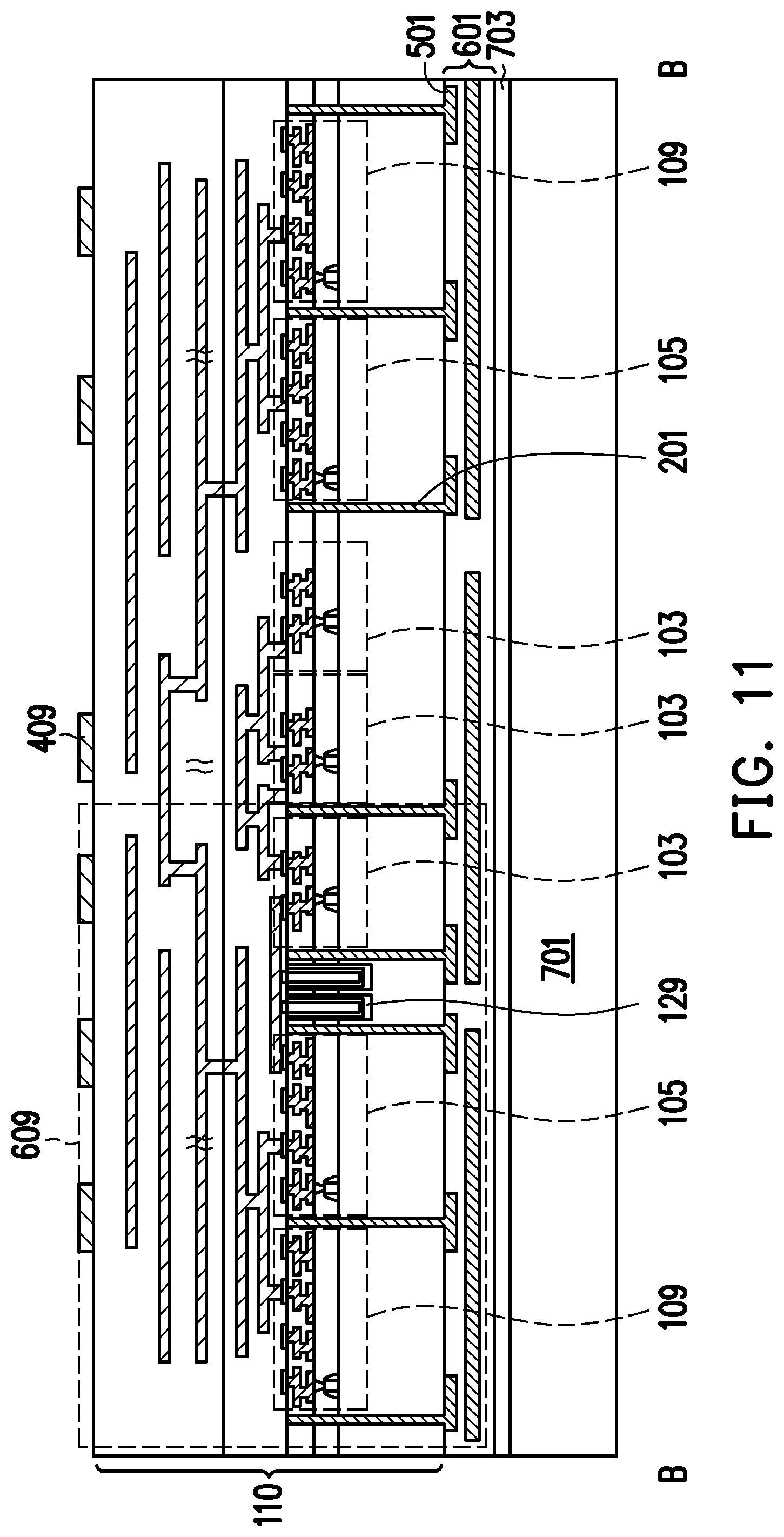 Patent US12107064 Figure 9 – Semiconductor package and manufacturing method thereof