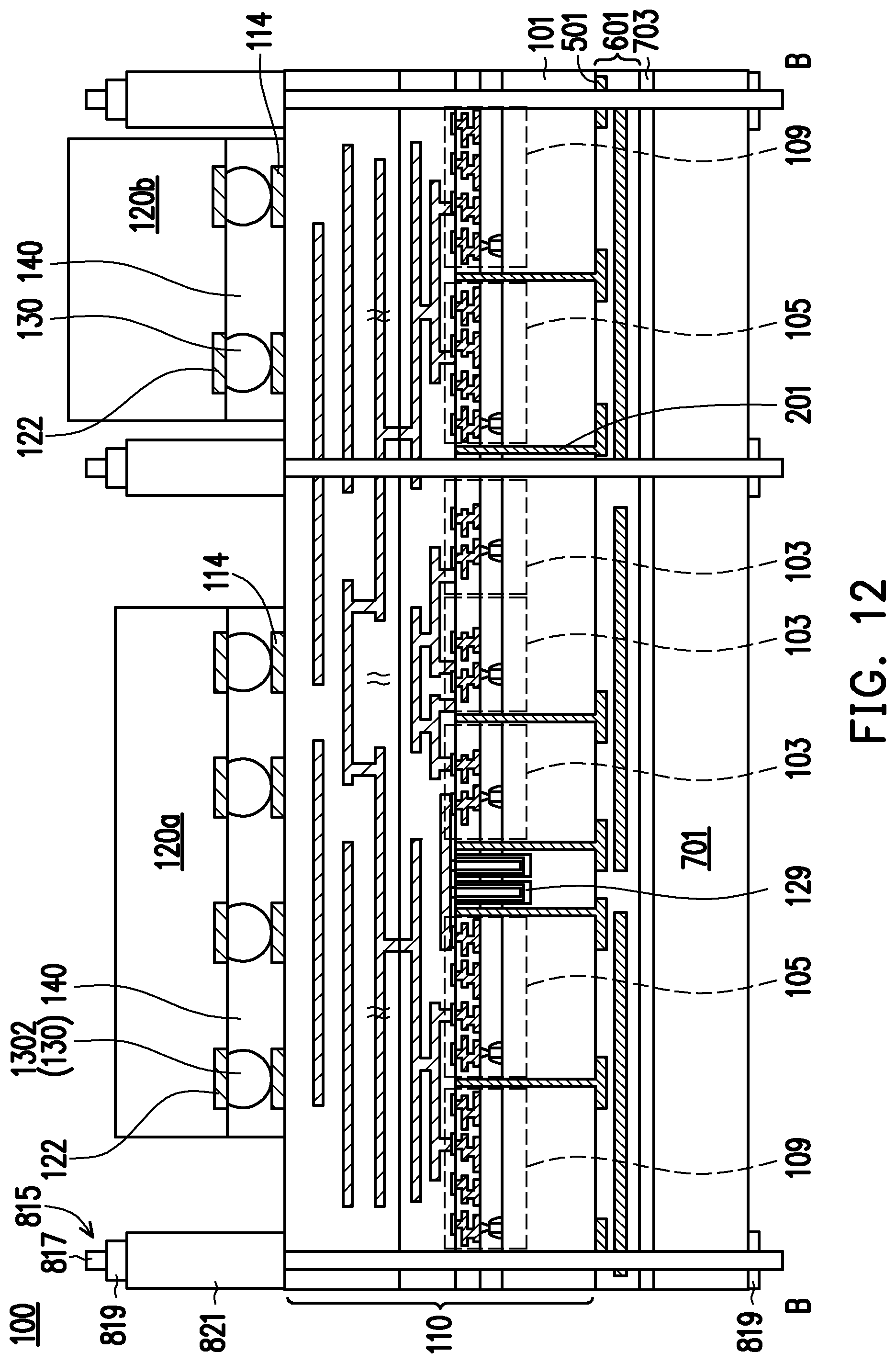 Patent US12107064 Figure 10 – Semiconductor package and manufacturing method thereof