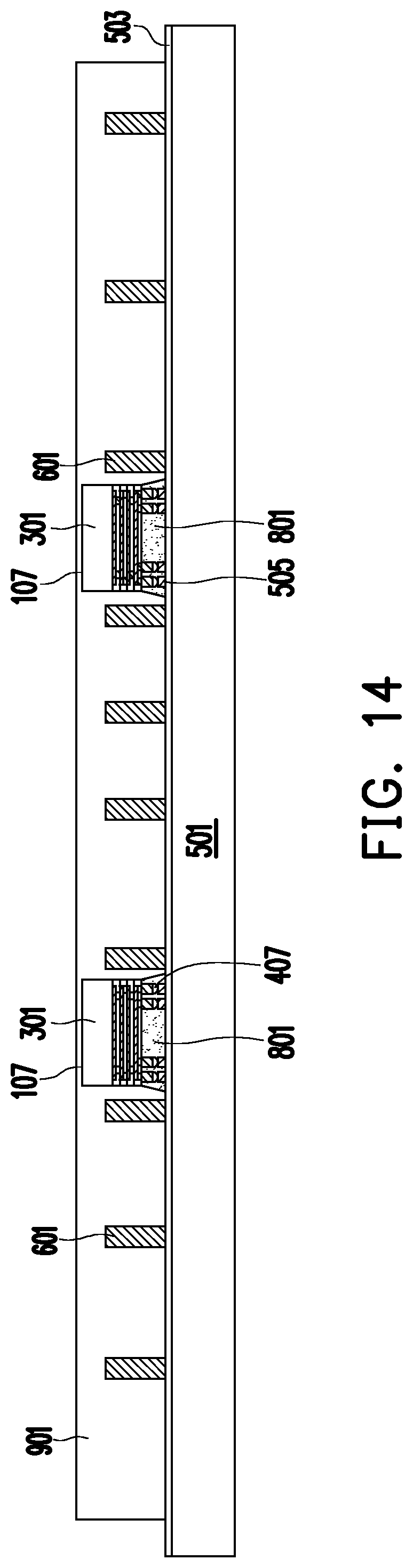 Patent US12107064 Figure 12 – Semiconductor package and manufacturing method thereof
