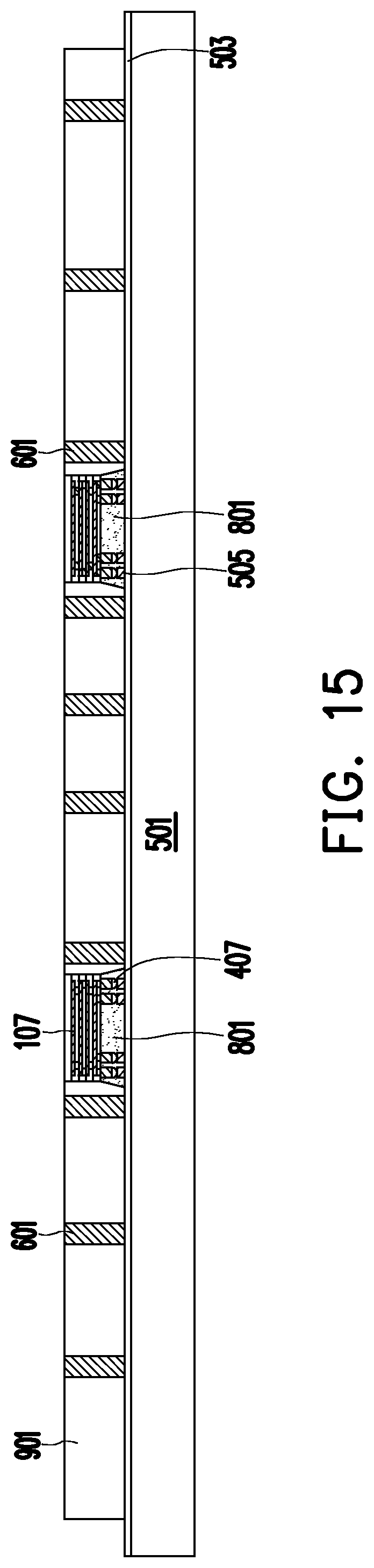 Patent US12107064 Figure 13 – Semiconductor package and manufacturing method thereof