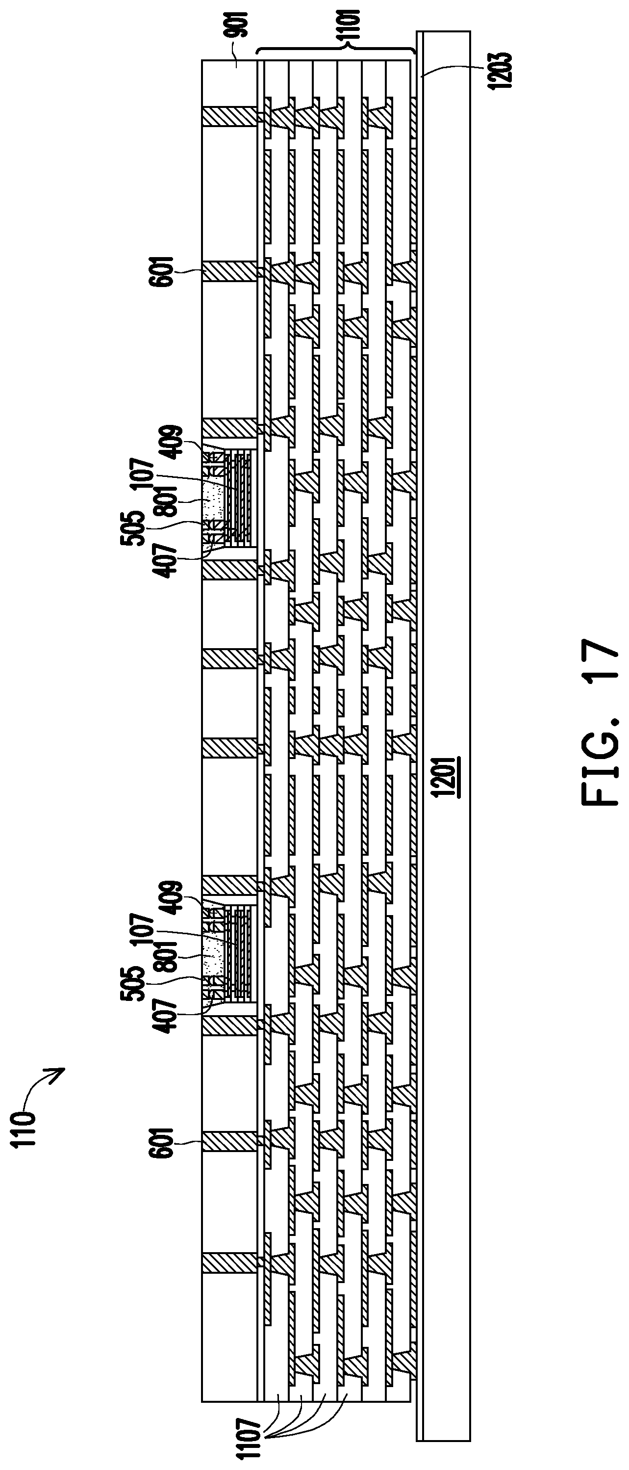 Patent US12107064 Figure 15 – Semiconductor package and manufacturing method thereof