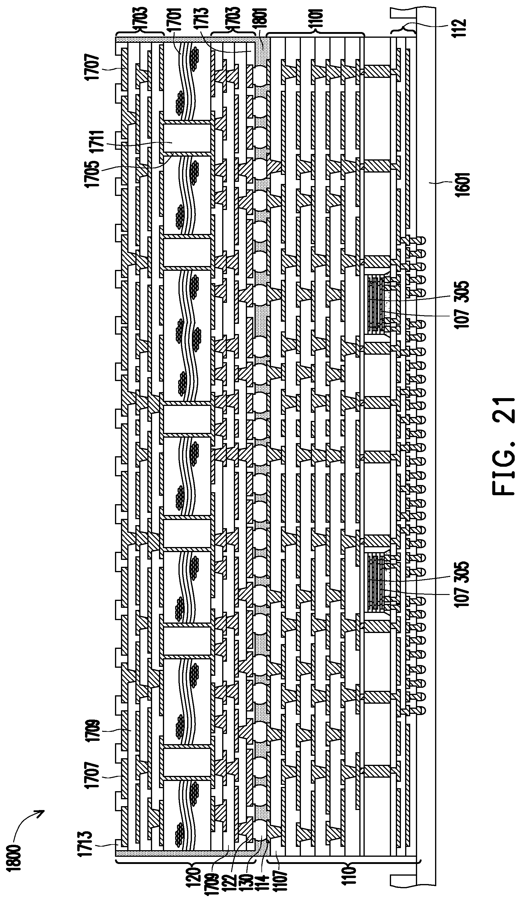 Patent US12107064 Figure 19 – Semiconductor package and manufacturing method thereof
