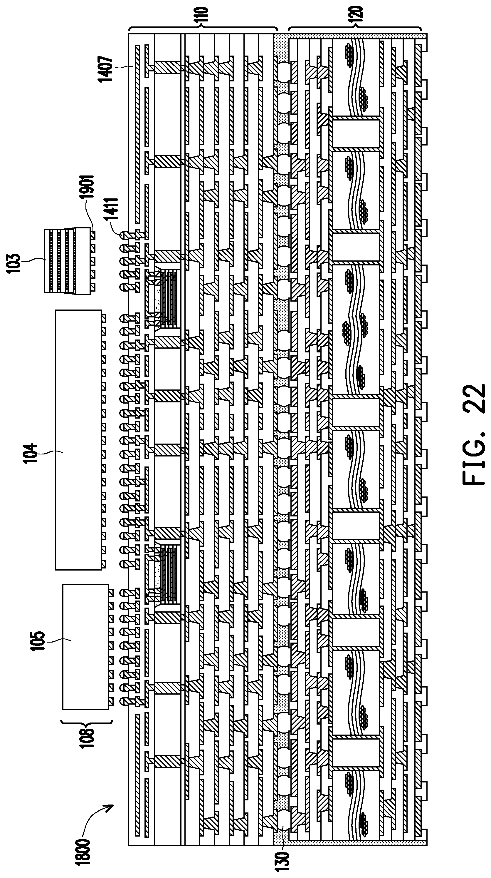 Patent US12107064 Figure 20 – Semiconductor package and manufacturing method thereof