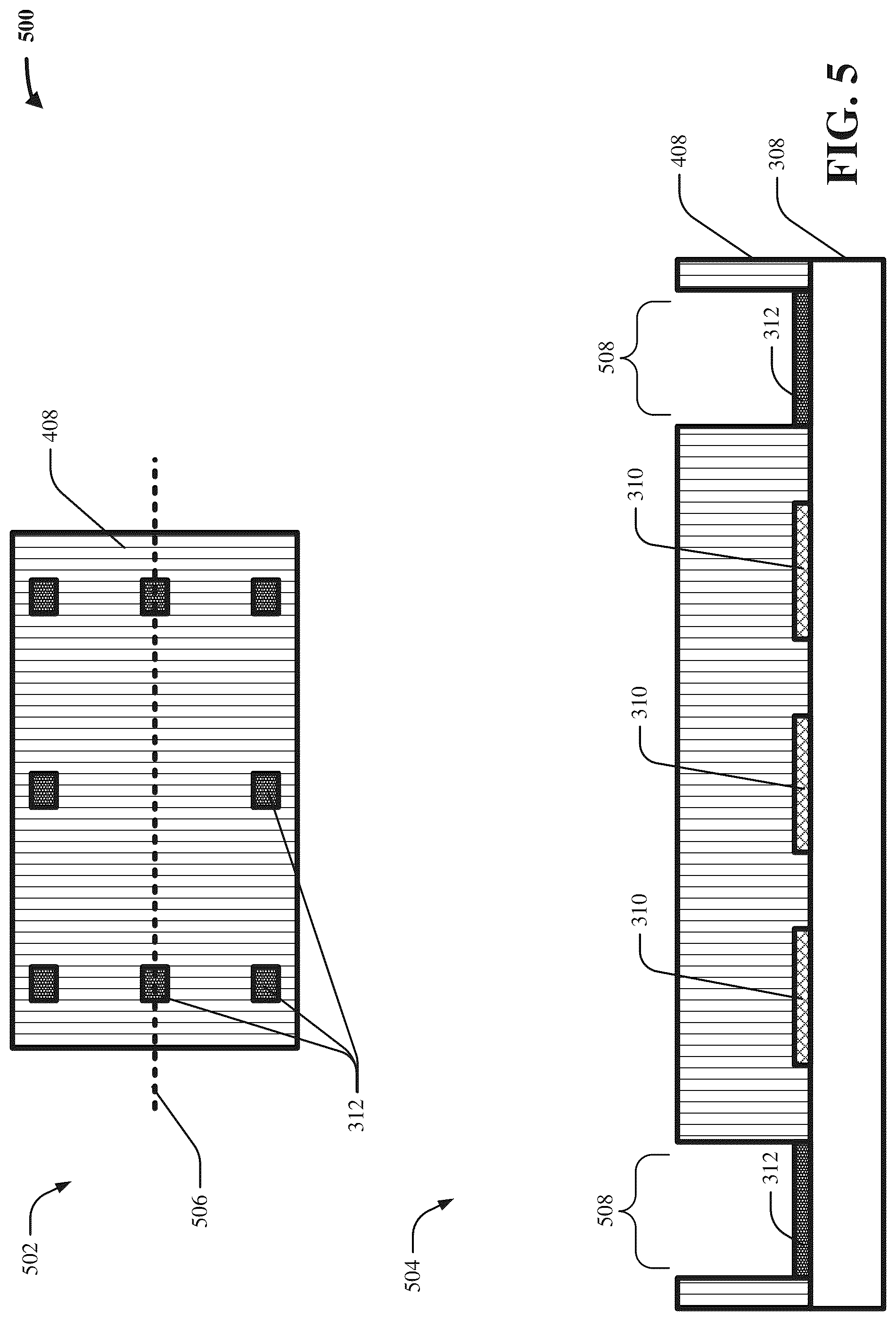 Patent US12107065 Figure 5 – Uniform chip gaps via injection-molded solder pillars