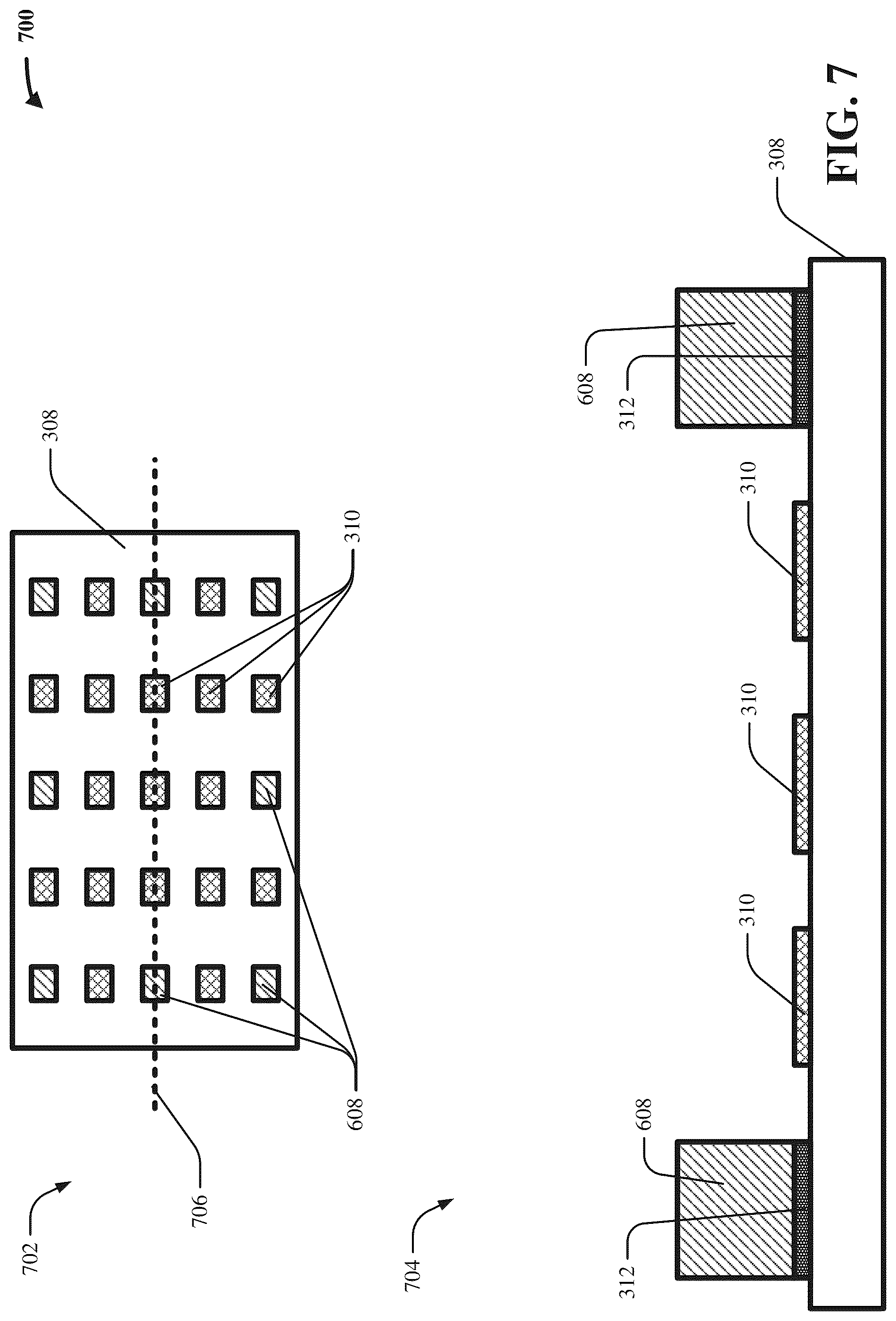 Patent US12107065 Figure 7 – Uniform chip gaps via injection-molded solder pillars