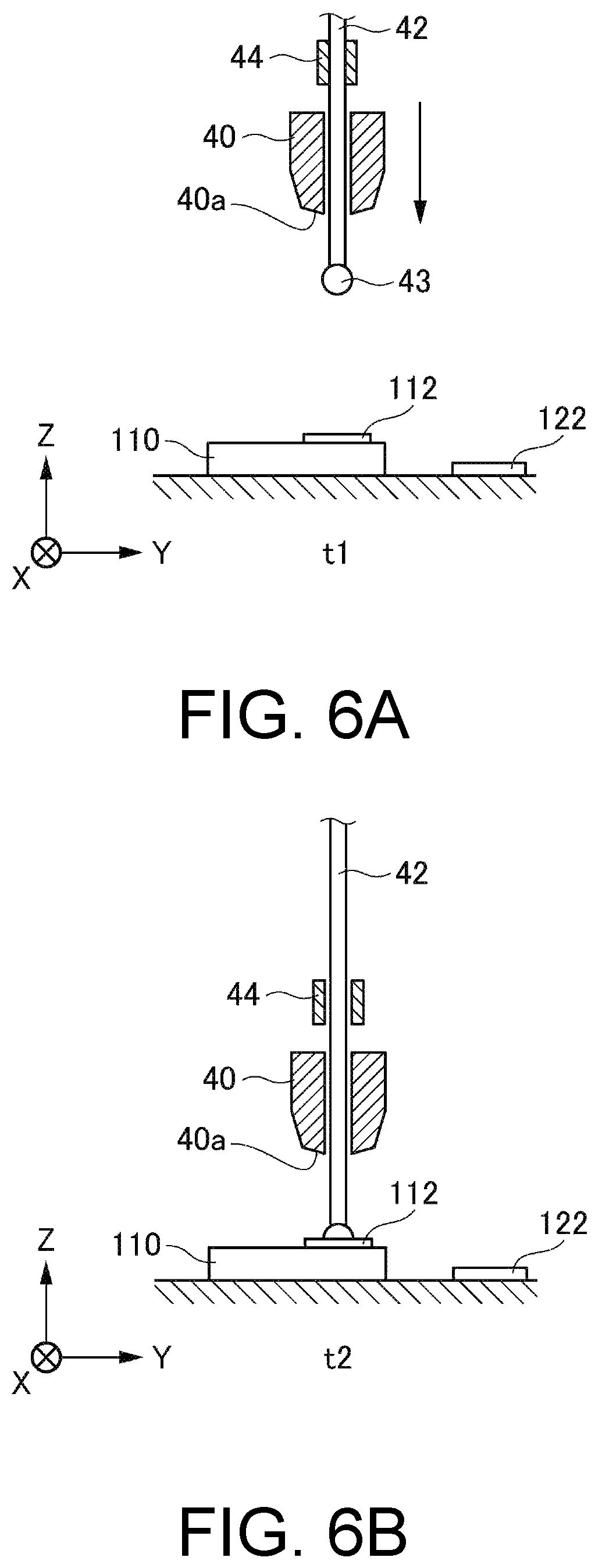 Patent US12107067 Figure 7 – Wire bonding device, wire cutting method and non-transitory computer-readable recording medium recording program