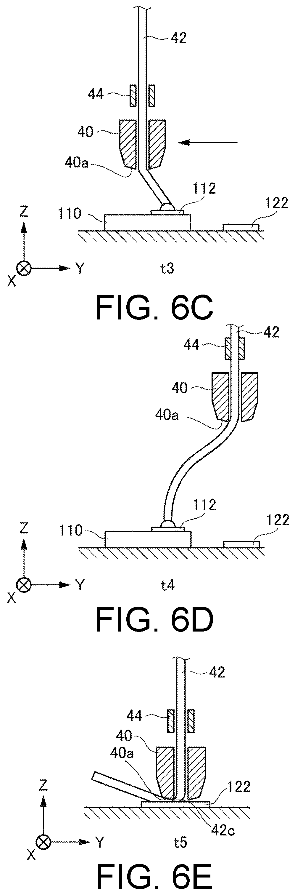 Patent US12107067 Figure 8 – Wire bonding device, wire cutting method and non-transitory computer-readable recording medium recording program
