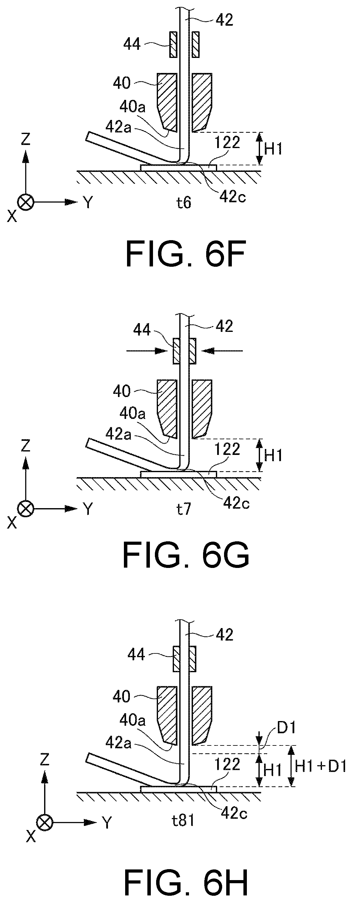 Patent US12107067 Figure 9 – Wire bonding device, wire cutting method and non-transitory computer-readable recording medium recording program