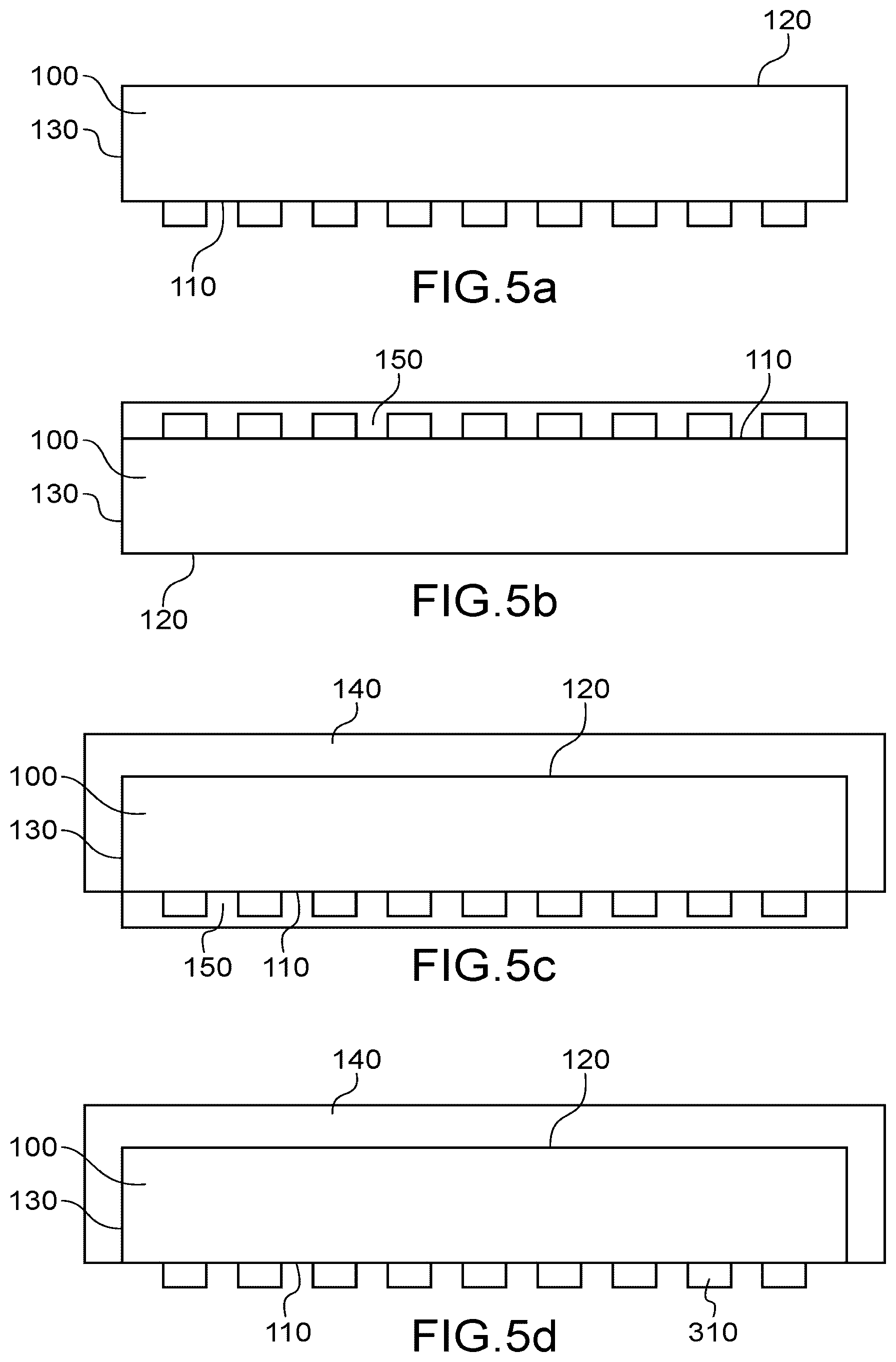 Patent US12107069 Figure 3 – Method for manufacturing a structure