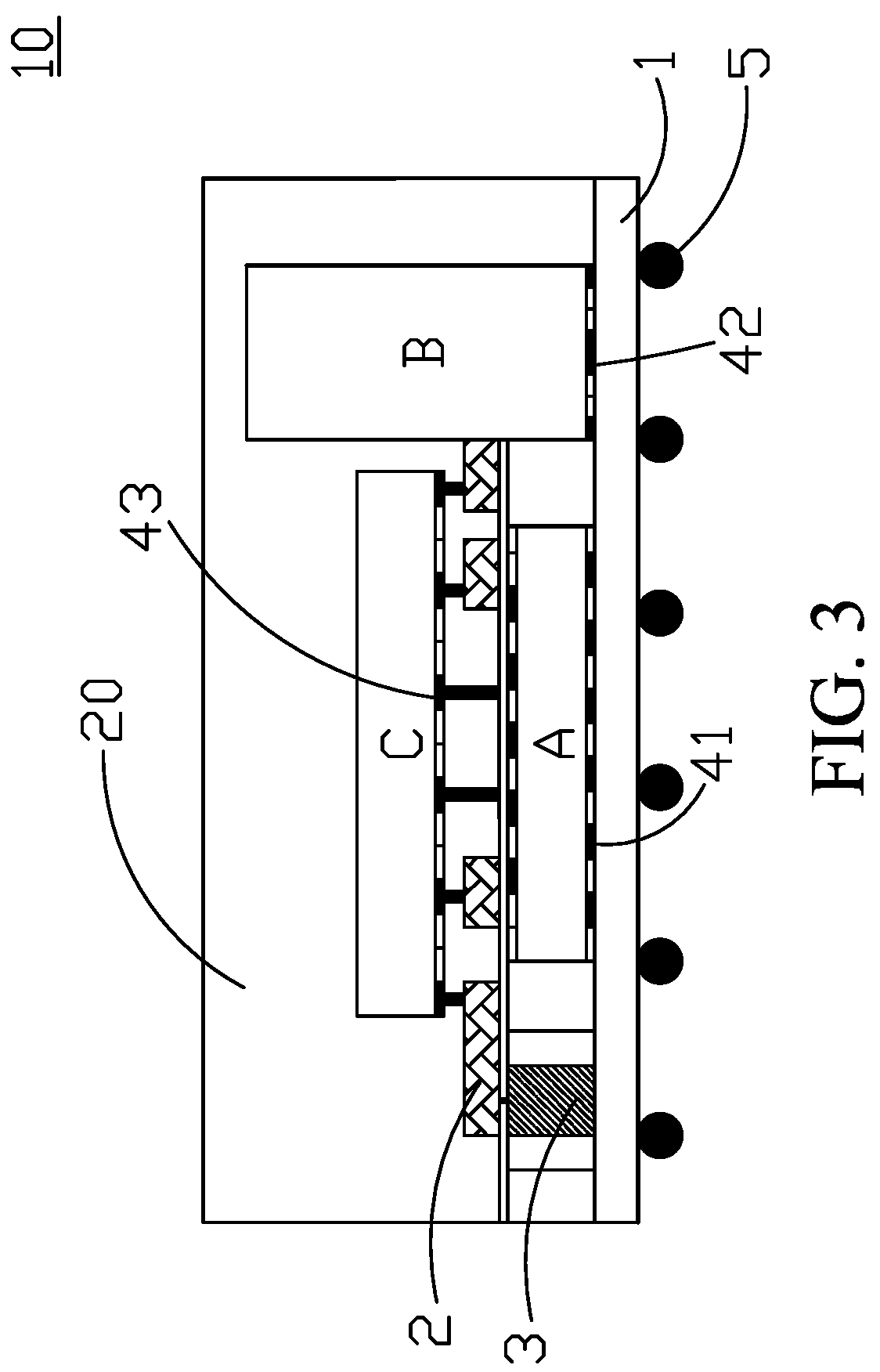 Patent US12107071 Figure 3 – System-in-package chip of printer driver system