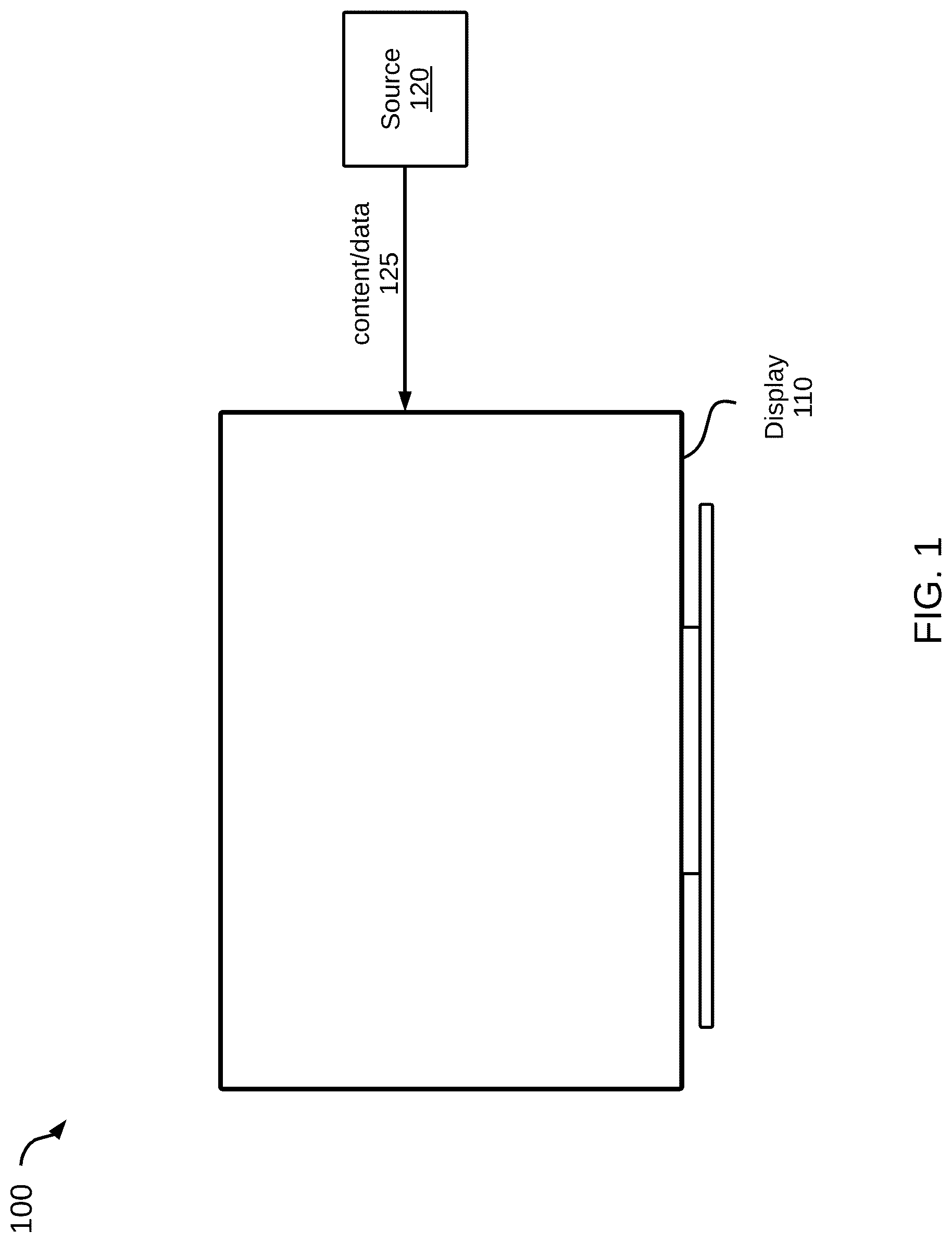 Patent US12107072 Figure 1 – Display backplane including an array of tiles