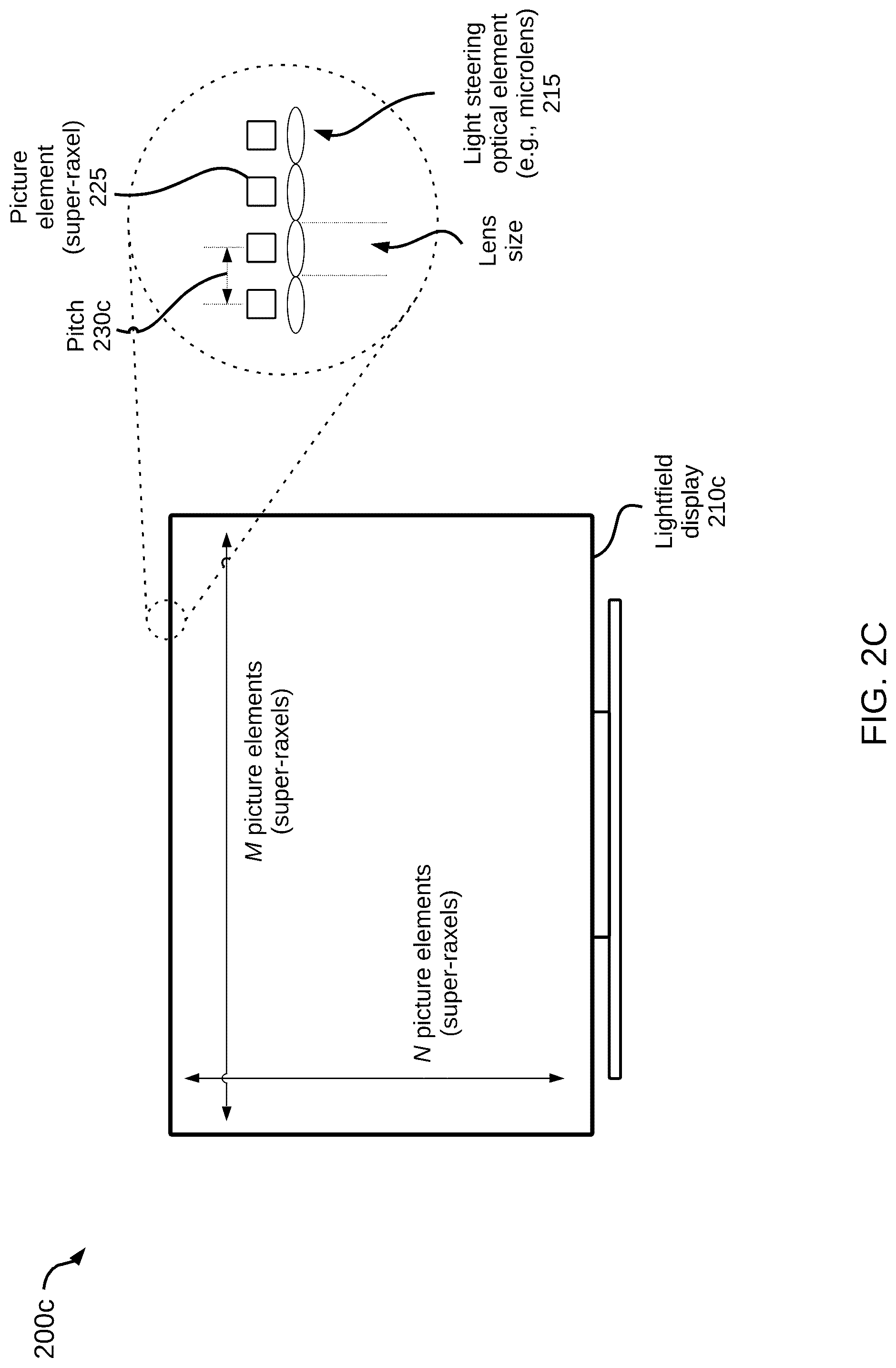 Patent US12107072 Figure 4 – Display backplane including an array of tiles