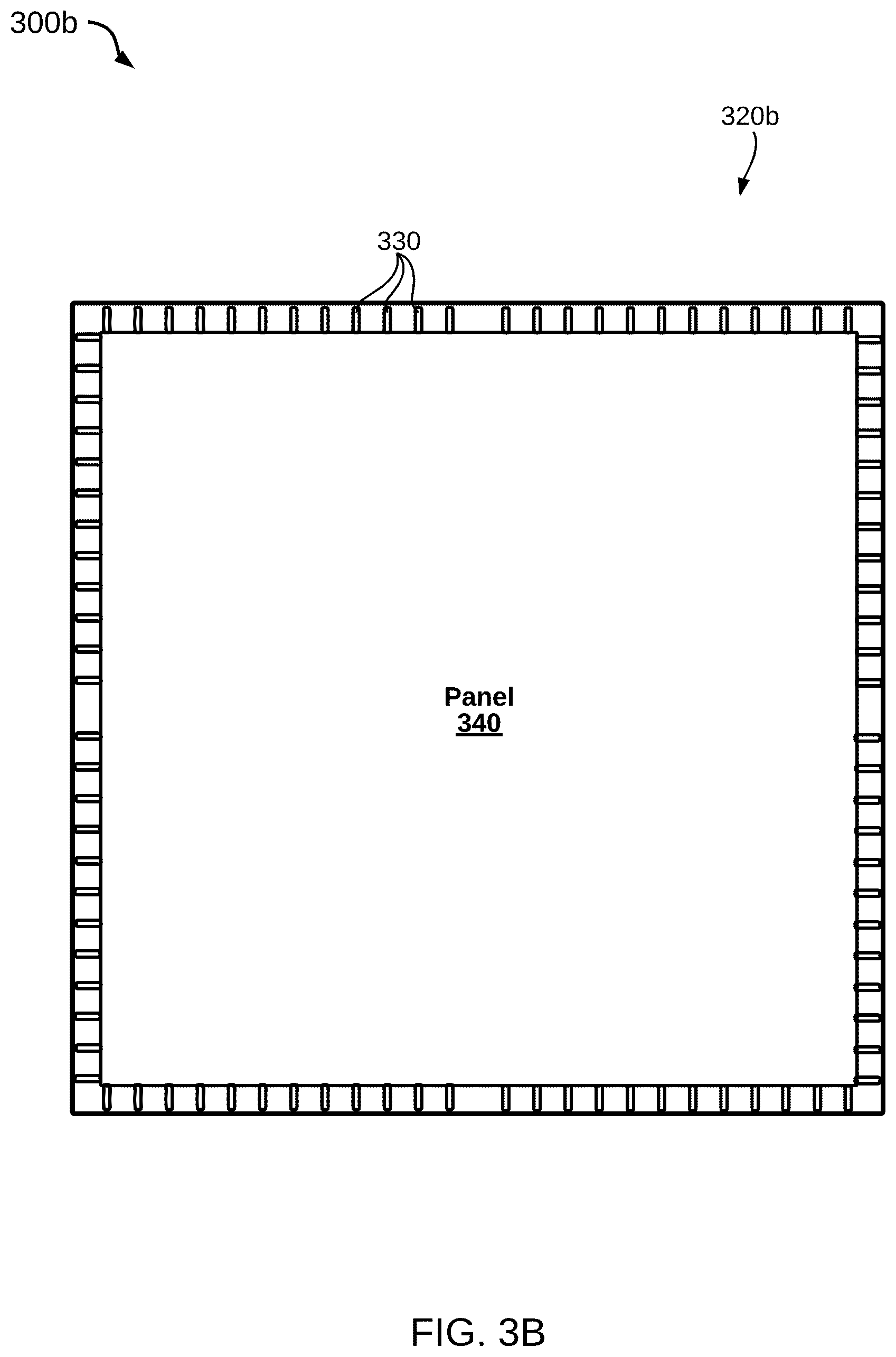 Patent US12107072 Figure 6 – Display backplane including an array of tiles