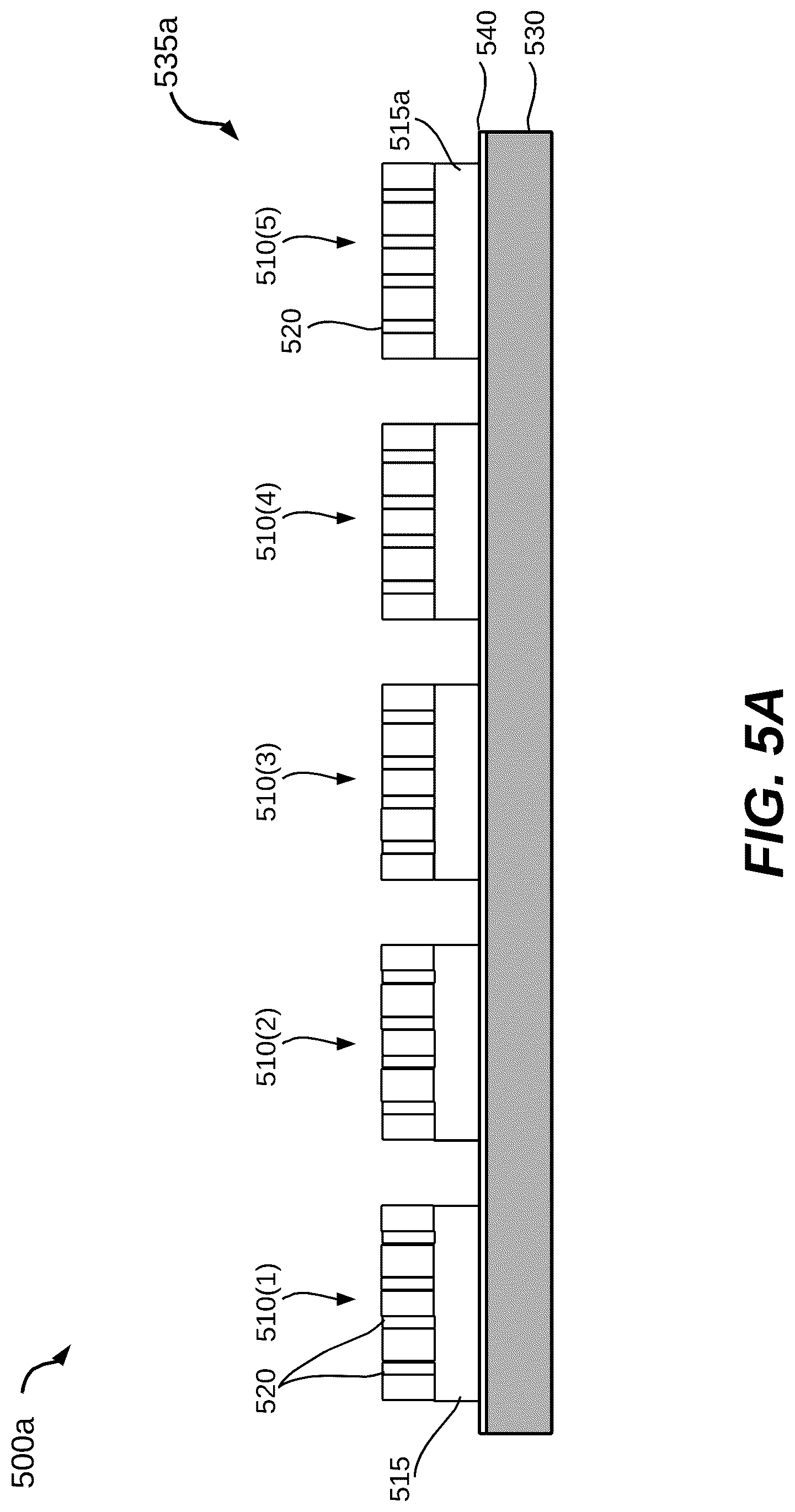 Patent US12107072 Figure 8 – Display backplane including an array of tiles