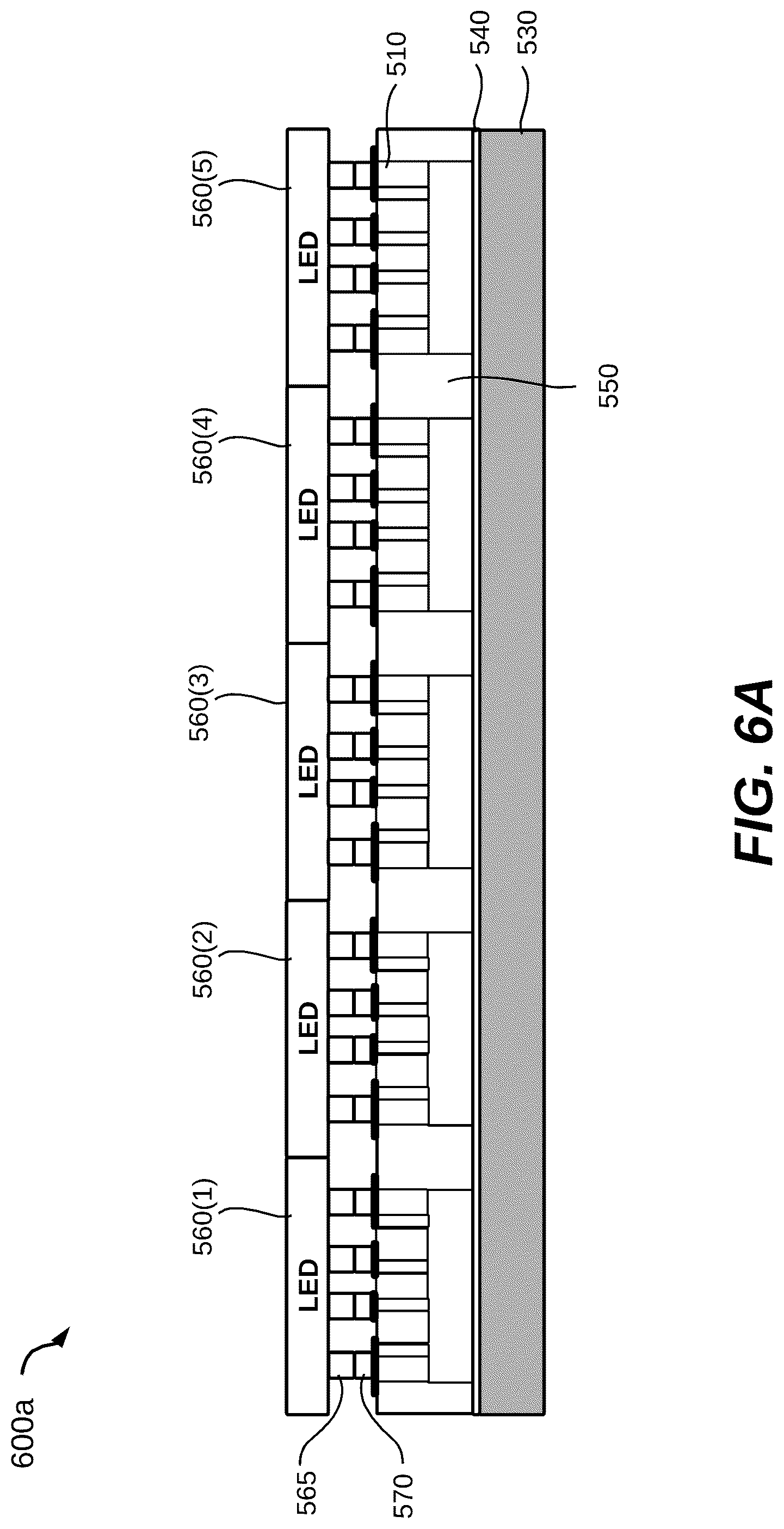 Patent US12107072 Figure 19 – Display backplane including an array of tiles