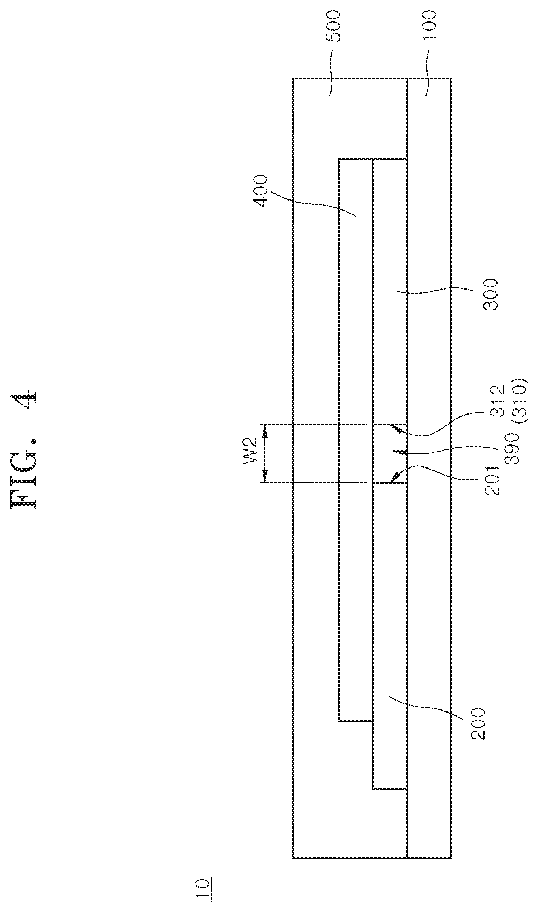 Patent US12107077 Figure 4 – Stack packages including supporter