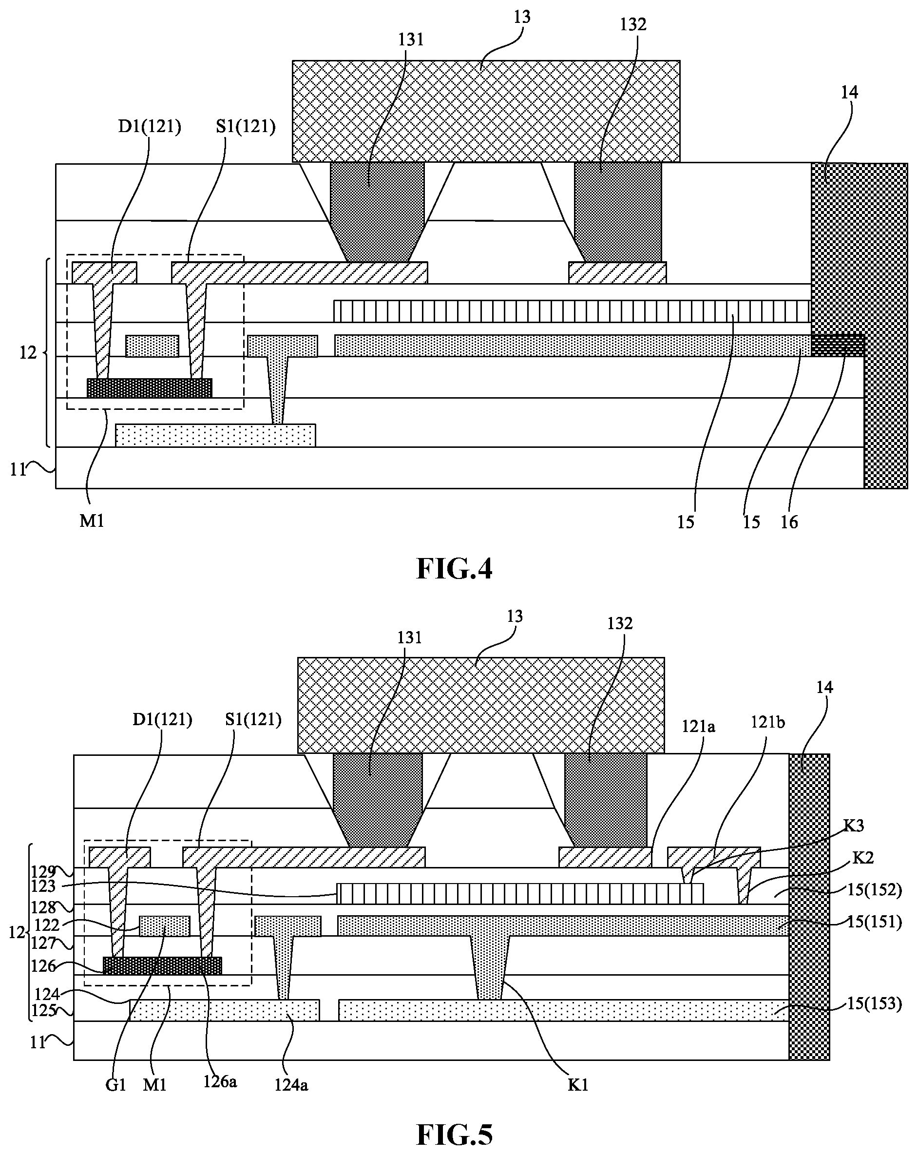 Patent US12107079 Figure 4 – Display panel and display device with enhanced thermal conductivity