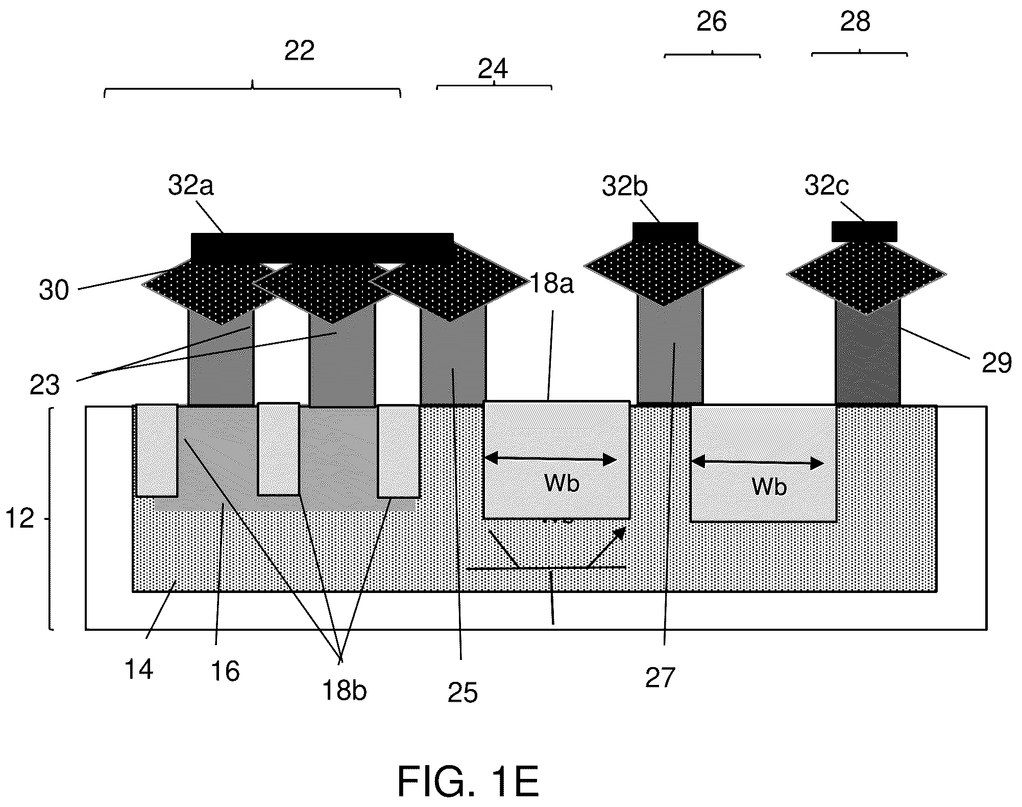 Patent US12107083 Figure 3 – Fin-based and bipolar electrostatic discharge devices