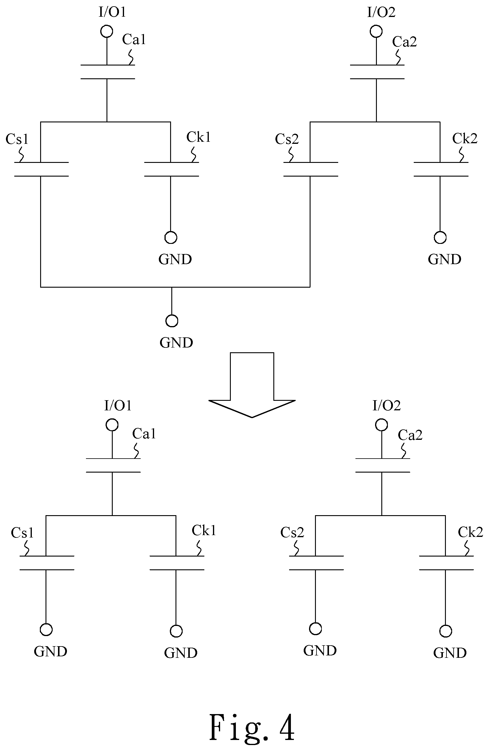 Patent US12107084 Figure 3 – Multi-channel transient voltage suppression device