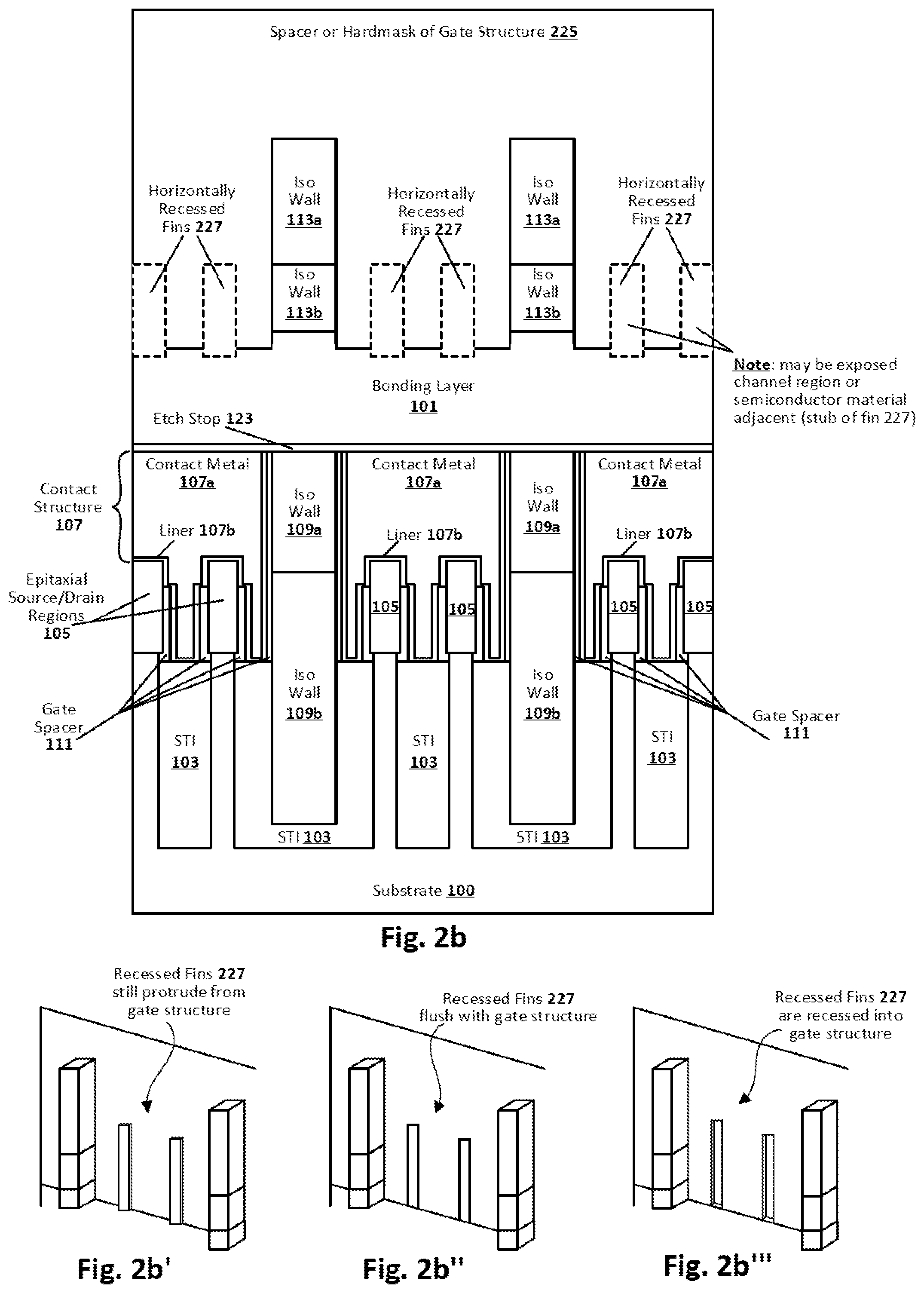 Patent US12107085 Figure 3 – Interconnect techniques for electrically connecting source/drain regions of stacked transistors