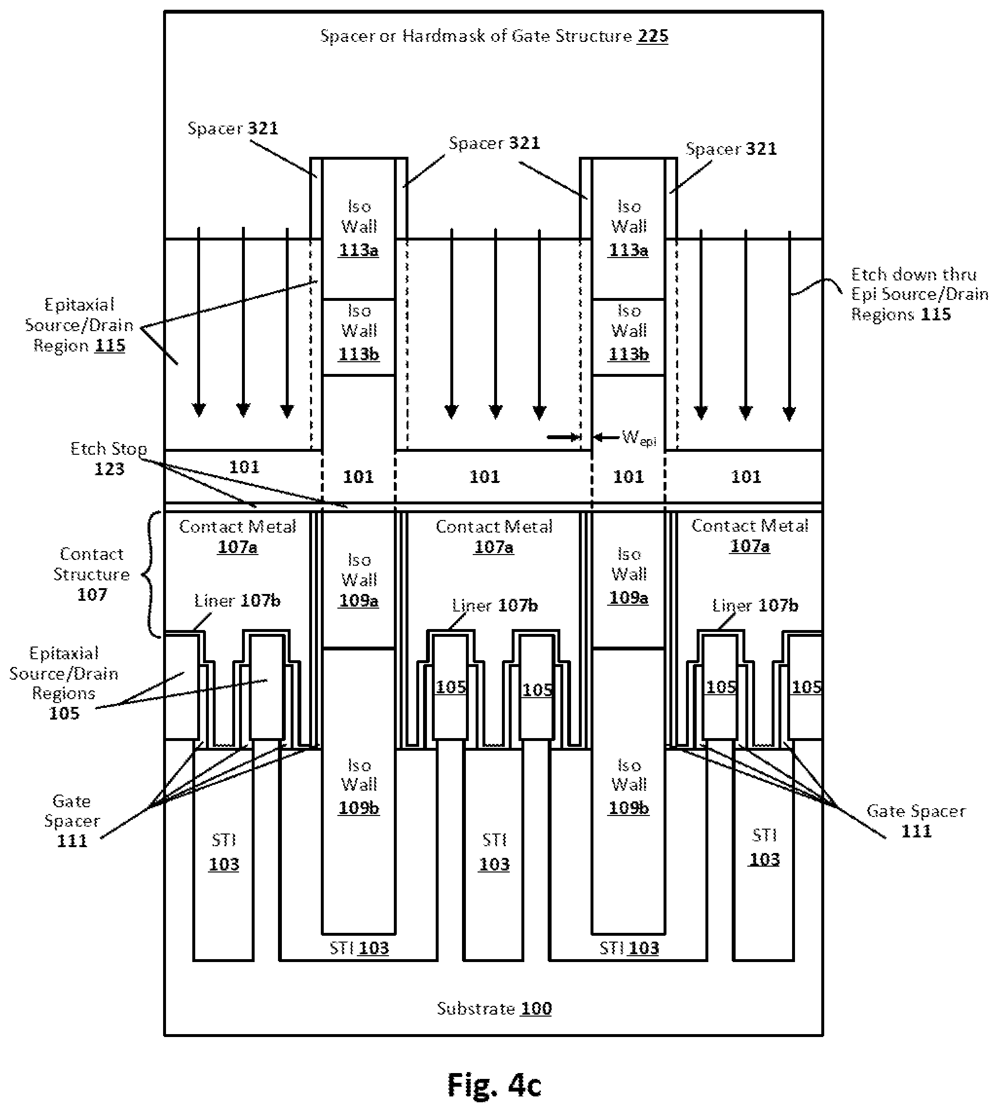 Patent US12107085 Figure 9 – Interconnect techniques for electrically connecting source/drain regions of stacked transistors