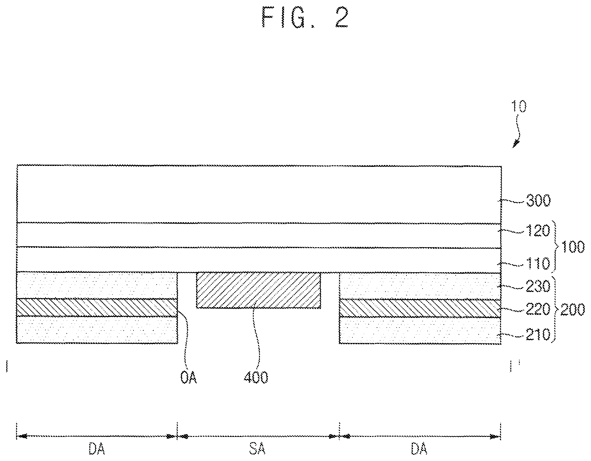Patent US12107088 Figure 2 – Display device