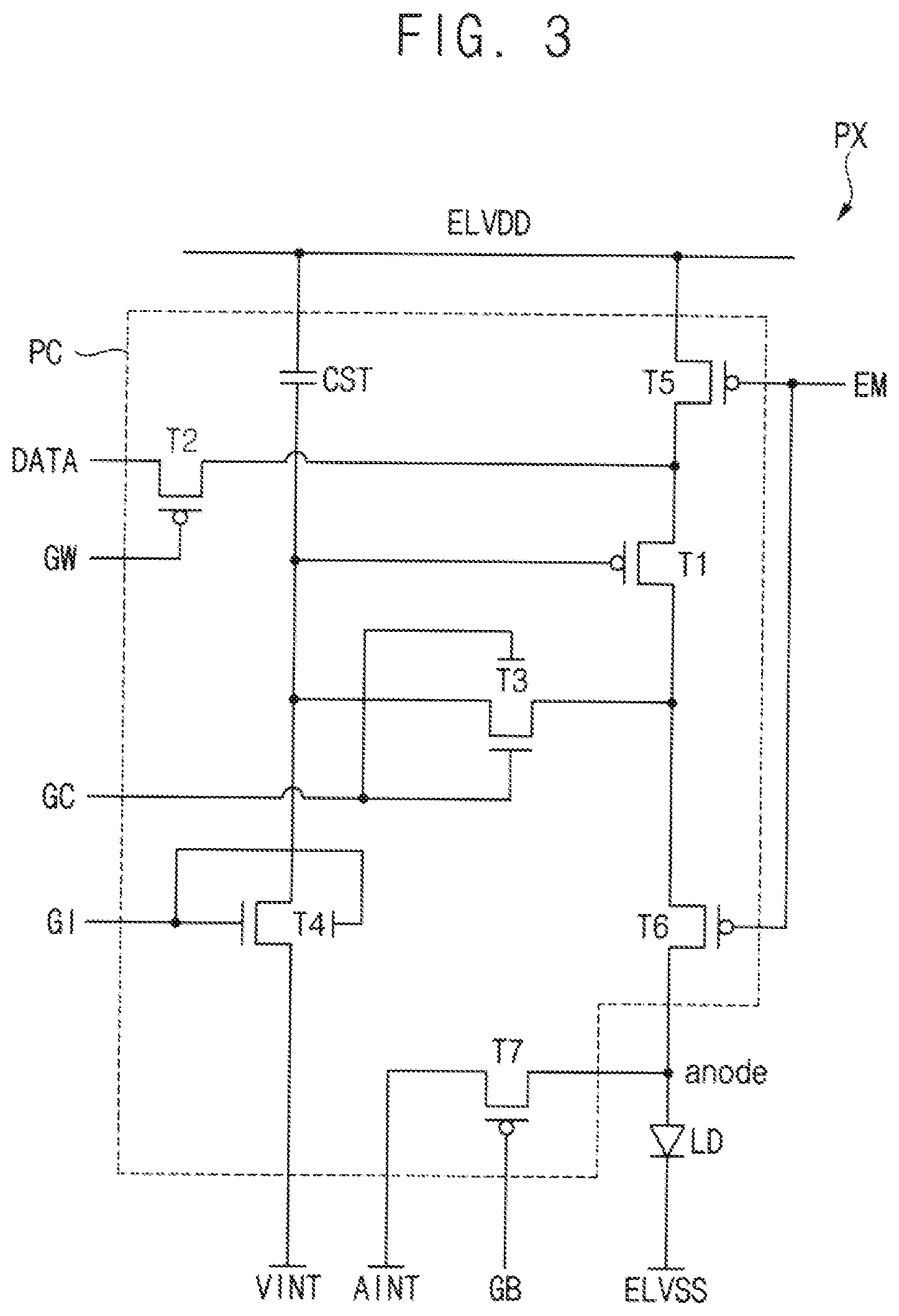 Patent US12107088 Figure 3 – Display device