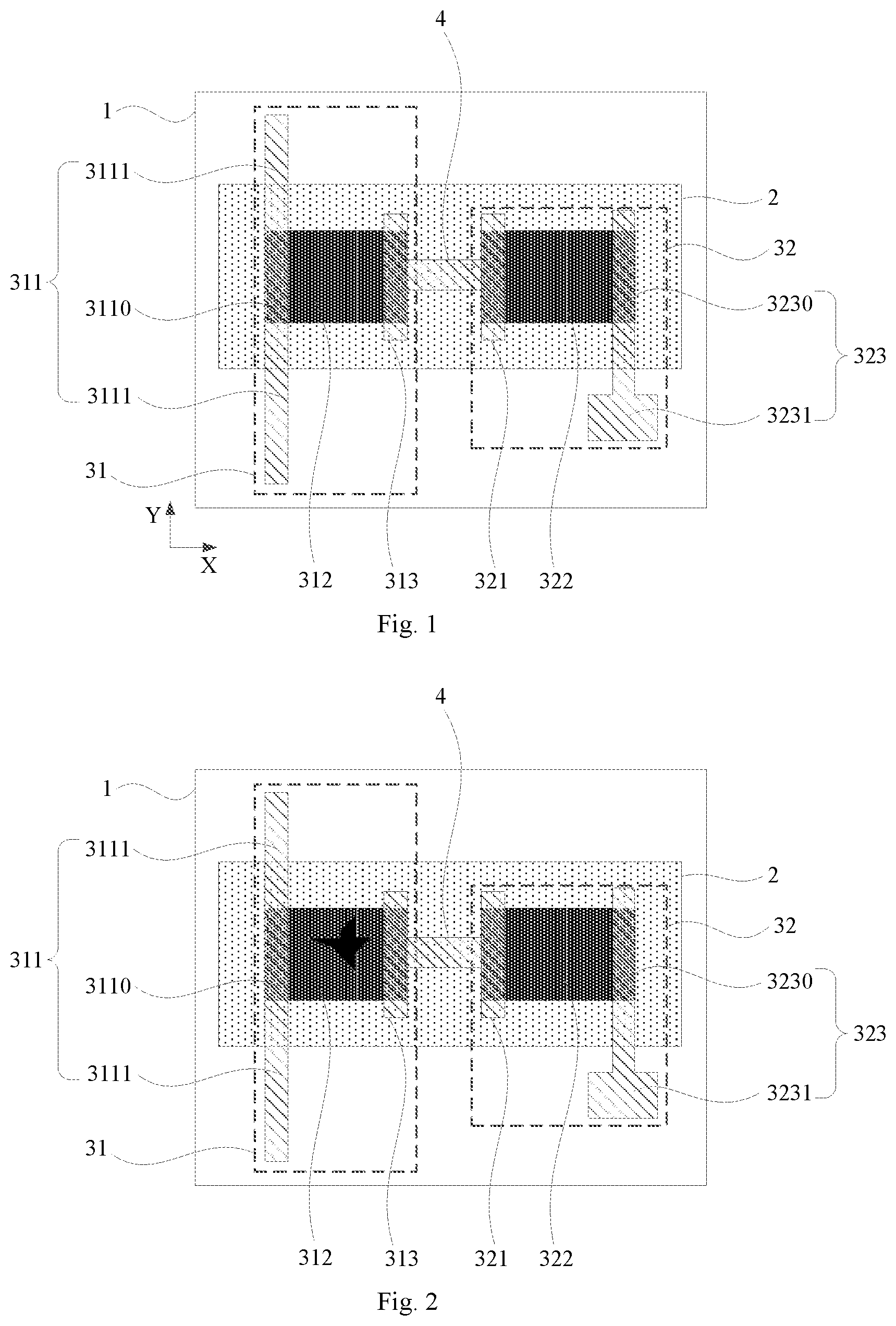 Patent US12107089 — Oxide thin film transistor and method for driving the same, display device — Figure 1