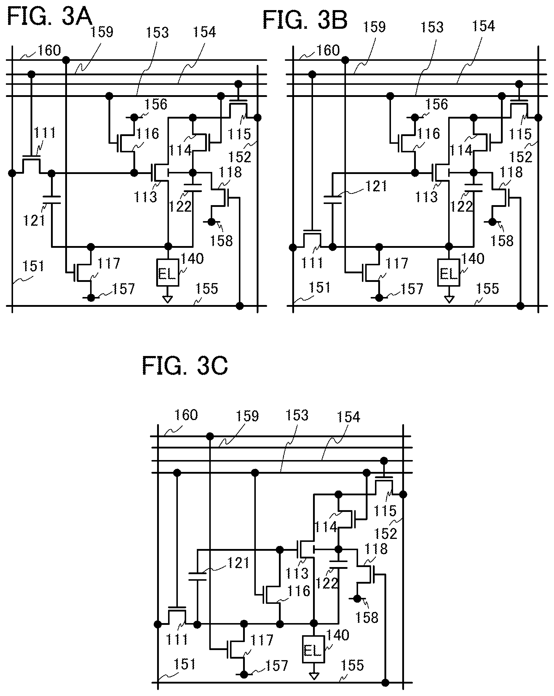 Patent US12107090 Figure 3 – Semiconductor device, light-emitting device, and electronic device