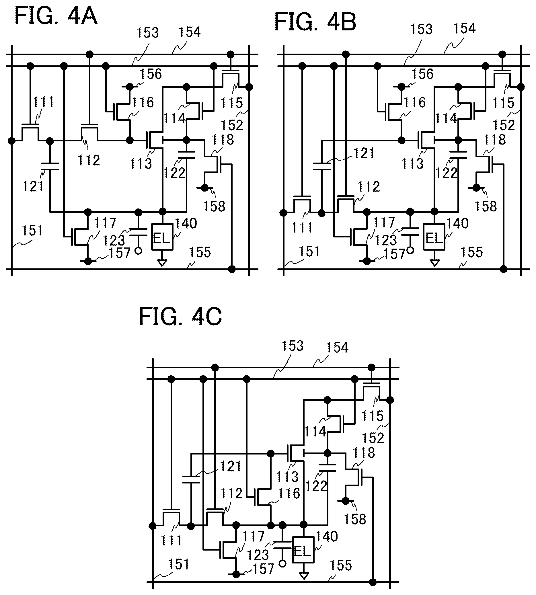 Patent US12107090 Figure 4 – Semiconductor device, light-emitting device, and electronic device