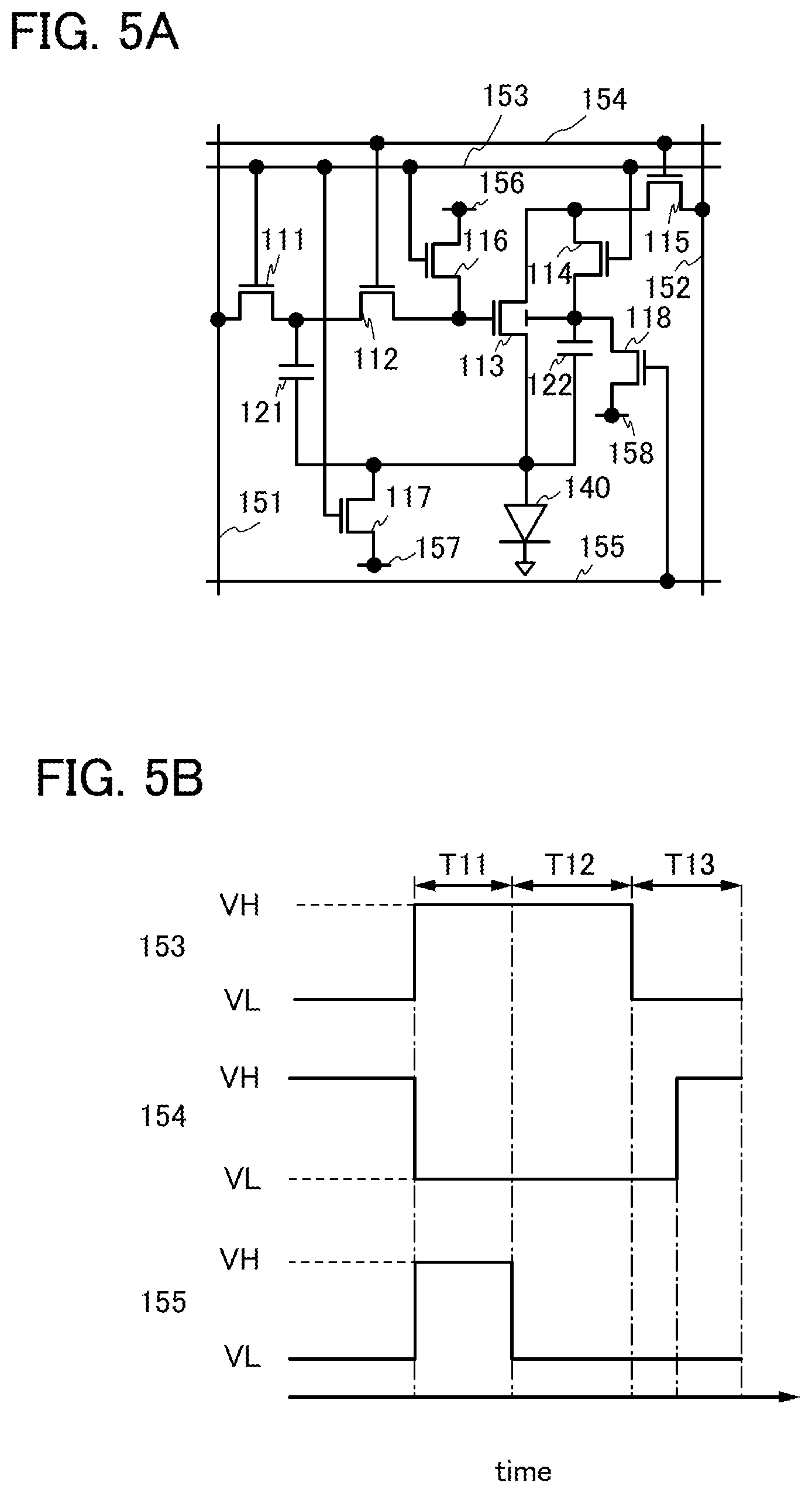 Patent US12107090 Figure 5 – Semiconductor device, light-emitting device, and electronic device