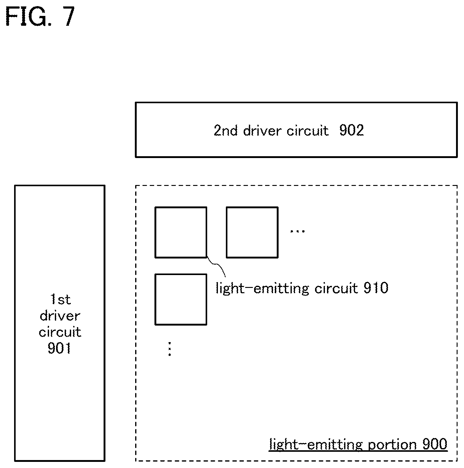 Patent US12107090 Figure 7 – Semiconductor device, light-emitting device, and electronic device