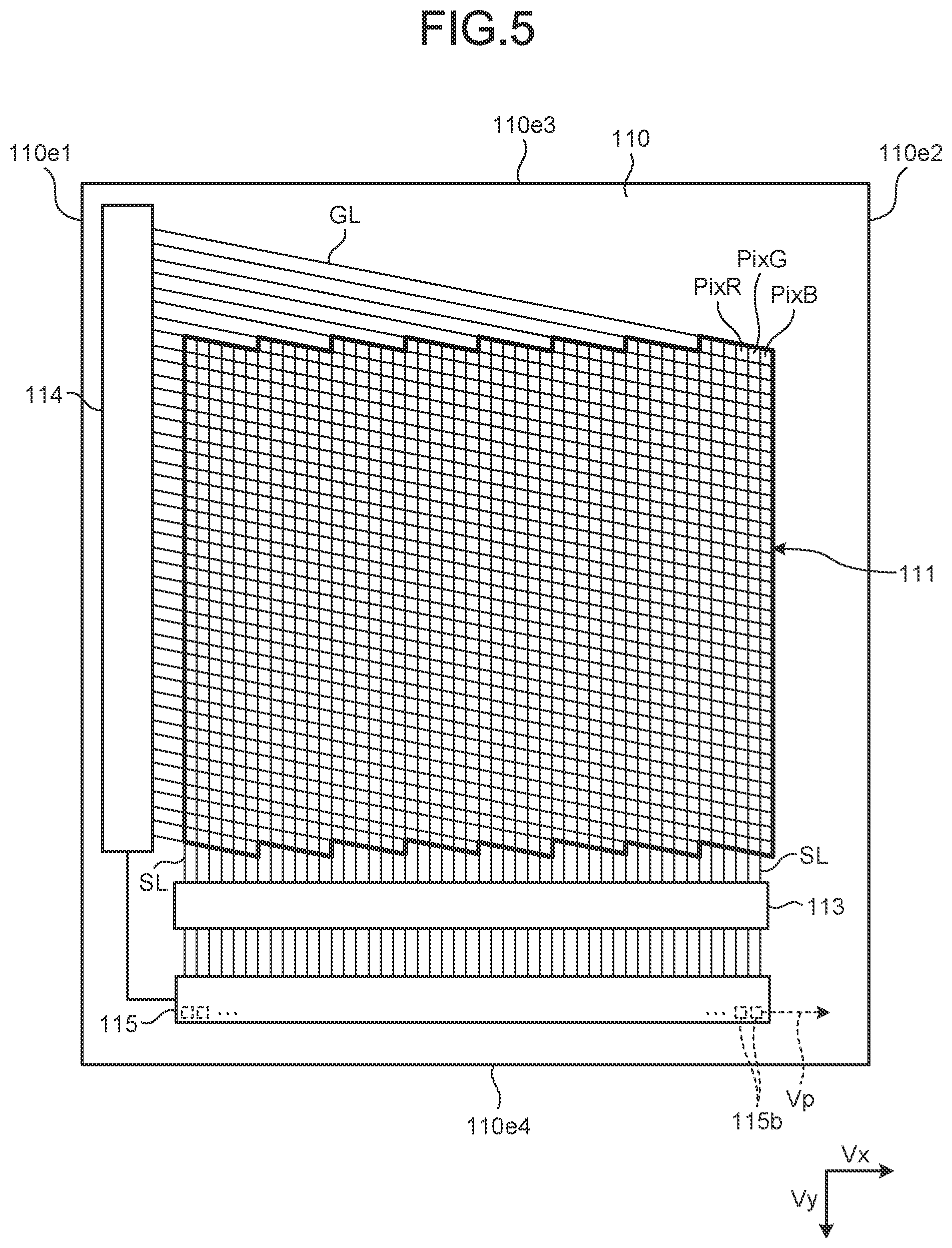 Patent US12107091 Figure 5 – Display device and display system
