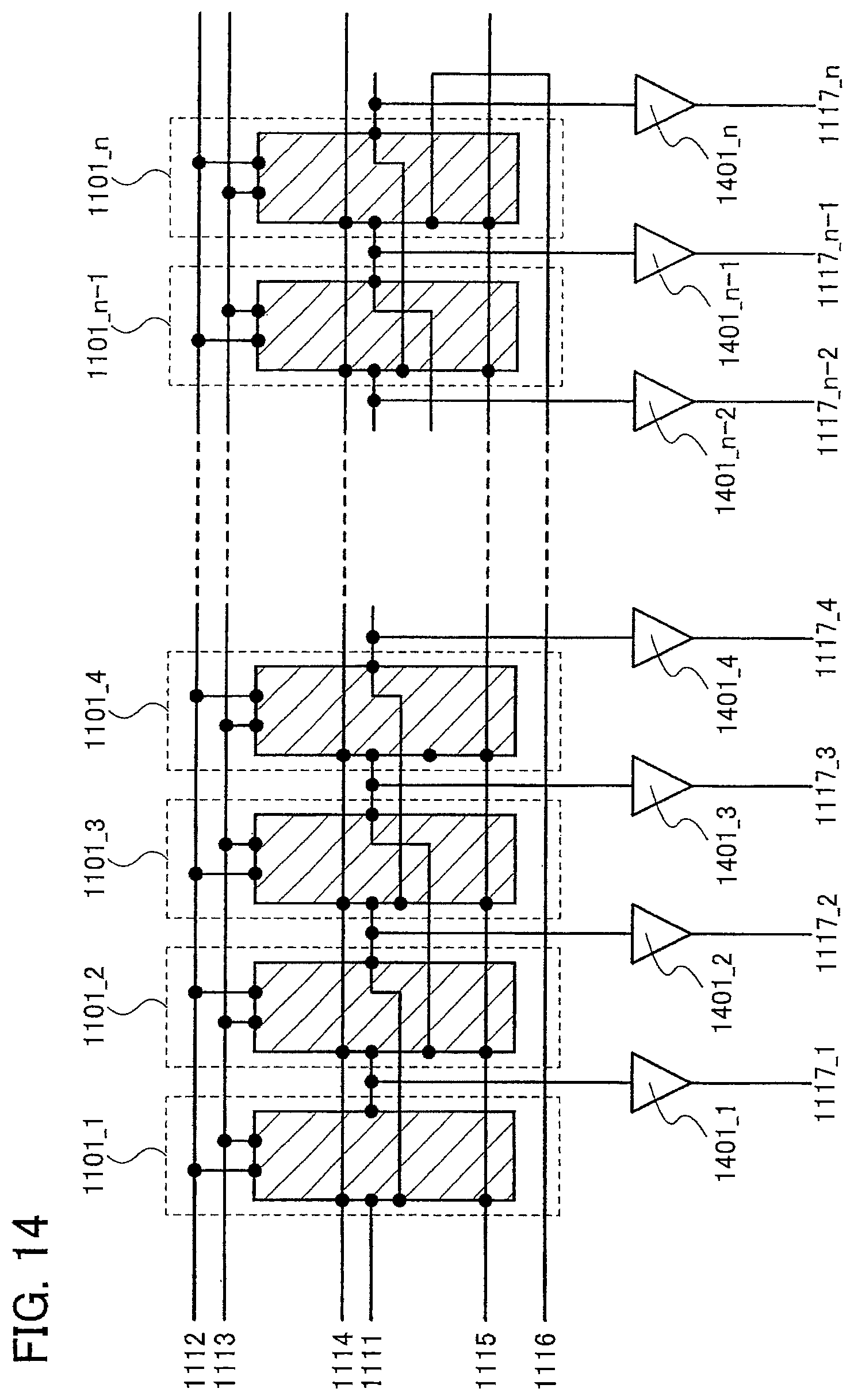 Patent US12107092 Figure 14 – Display device