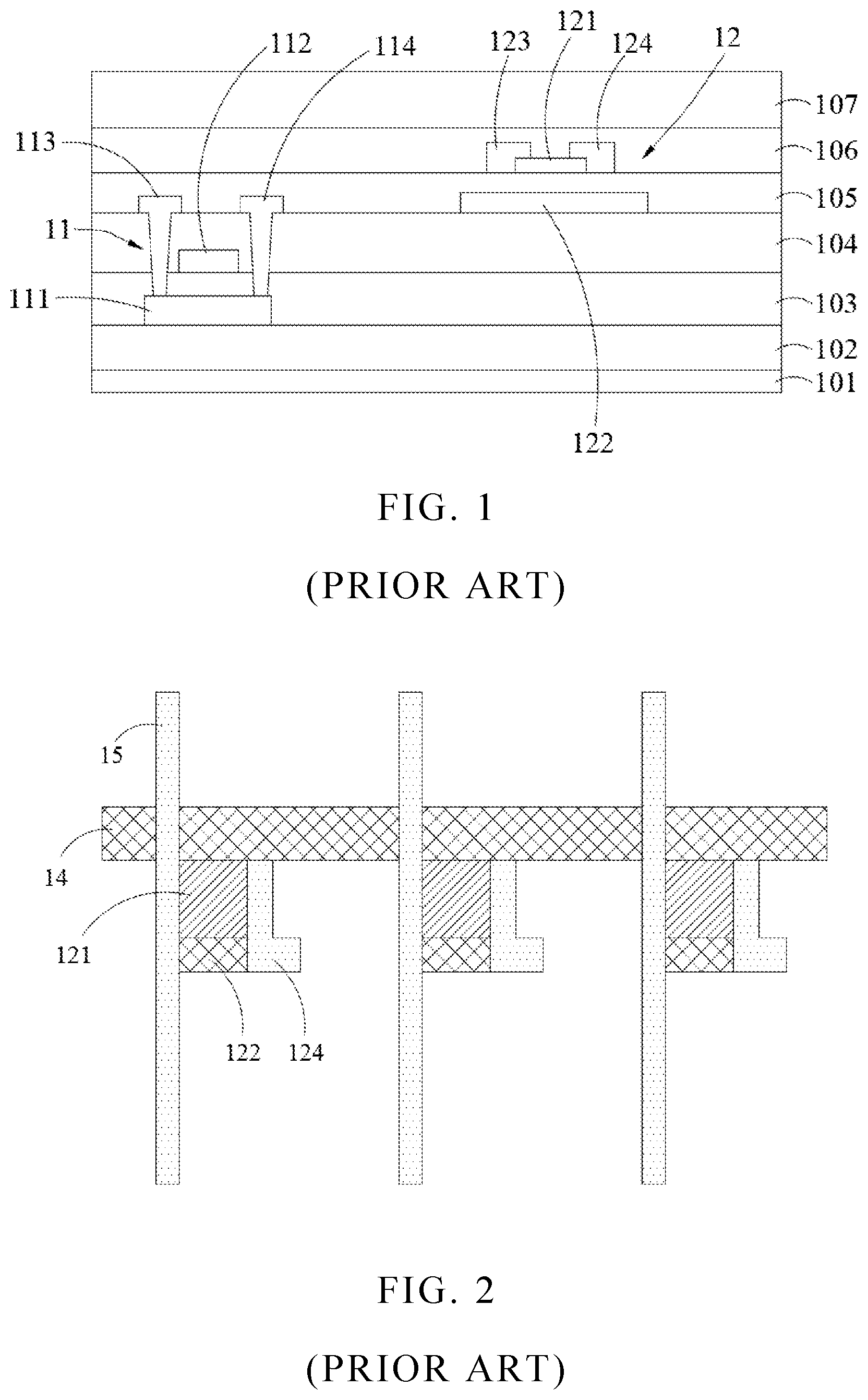 Patent US12107094 — Array substrate and display panel — Figure 1