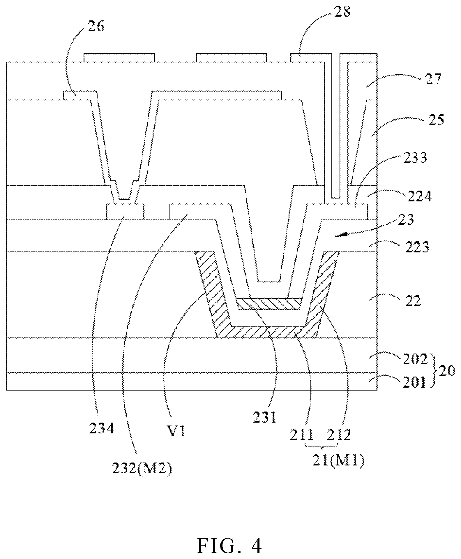 Patent US12107094 Figure 3 – Array substrate and display panel