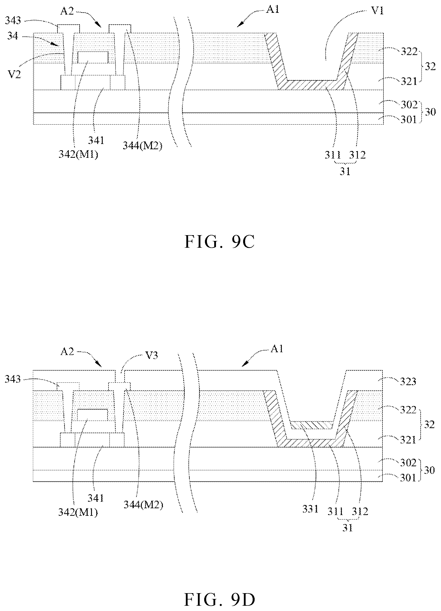 Patent US12107094 Figure 9 – Array substrate and display panel