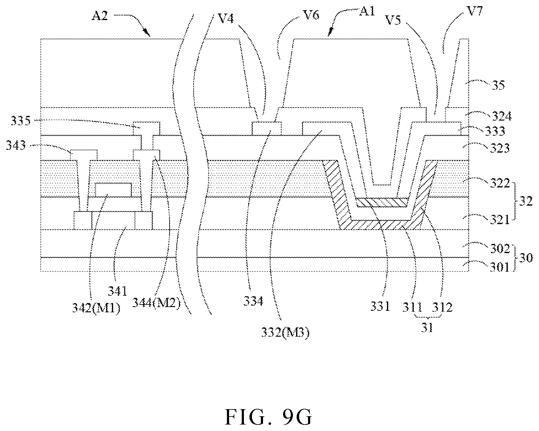 Patent US12107094 Figure 11 – Array substrate and display panel