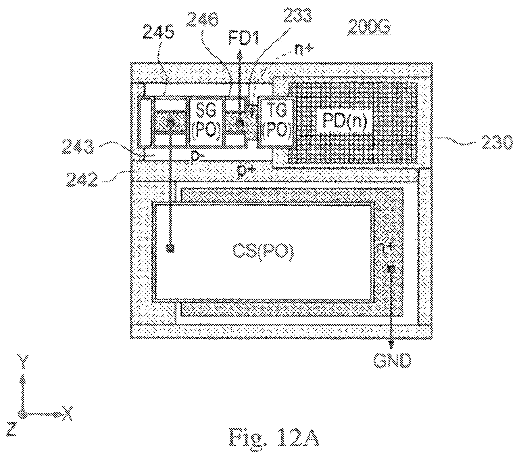 Patent US12107095 Figure 12 – Solid-state imaging device, method for fabricating solid-state imaging device, and electronic apparatus