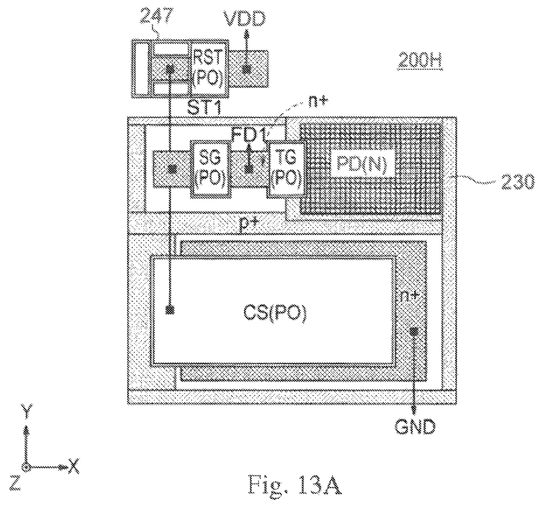 Patent US12107095 Figure 14 – Solid-state imaging device, method for fabricating solid-state imaging device, and electronic apparatus