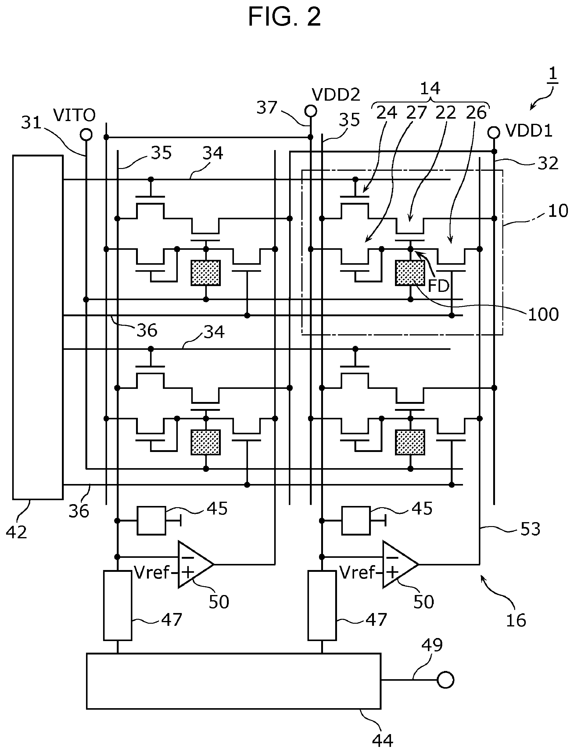 Patent US12107096 Figure 2 – Imaging device