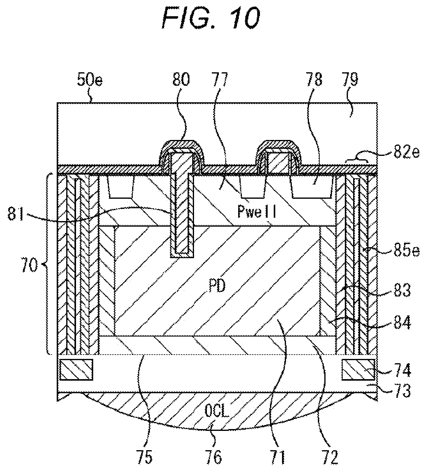 Patent US12107097 Figure 10 – Solid-state imaging device and electronic apparatus