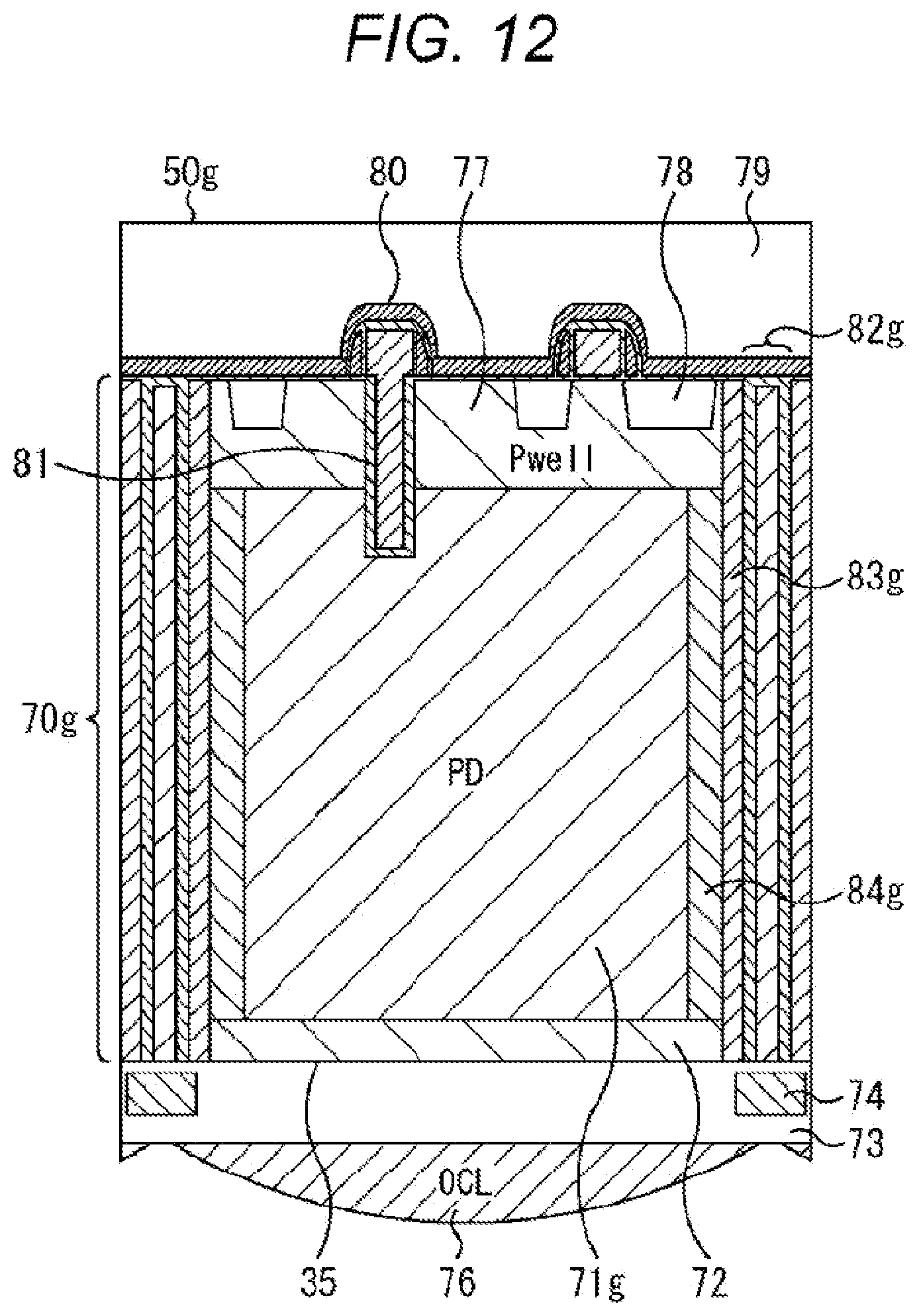Patent US12107097 Figure 12 – Solid-state imaging device and electronic apparatus