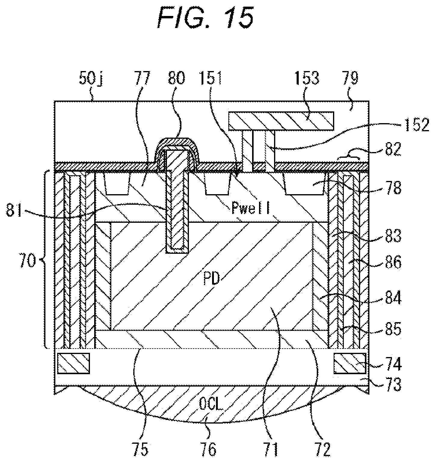 Patent US12107097 Figure 15 – Solid-state imaging device and electronic apparatus